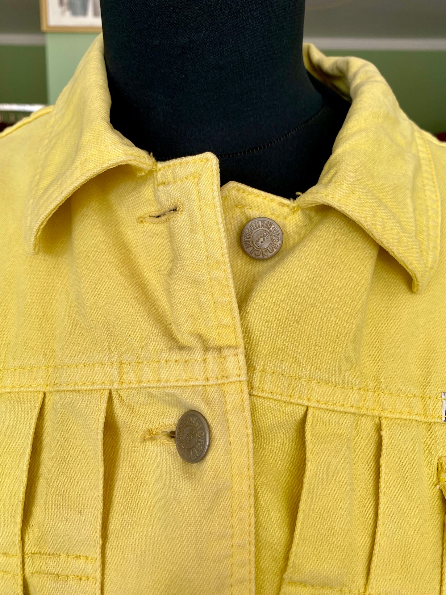 Completo denim giallo anni ‘90 - TG. 38
