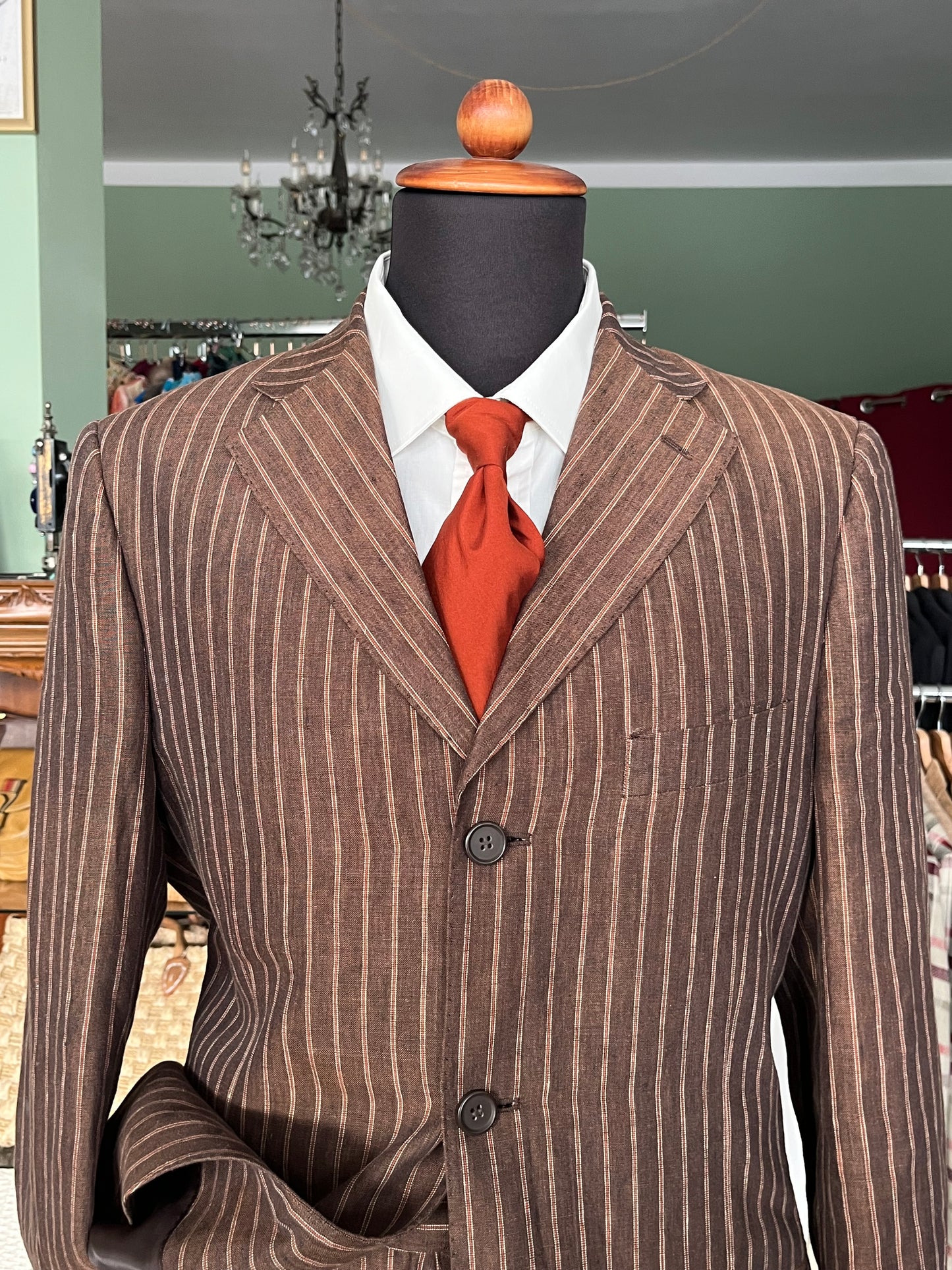 Completo in lino anni '90 tg. 46-48