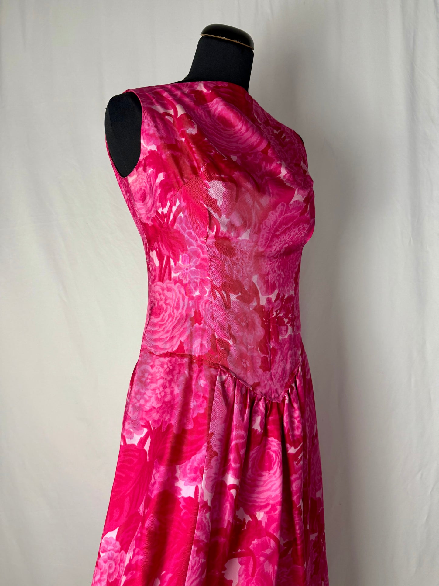 Abito “Fucsia Damascato” – Fine Anni ’50 - TG. 40/42