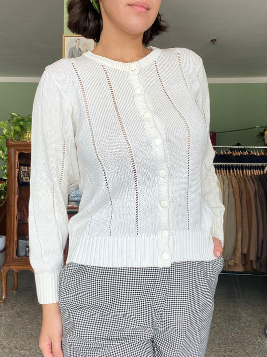 Cardigan bianco - TG. 40/42