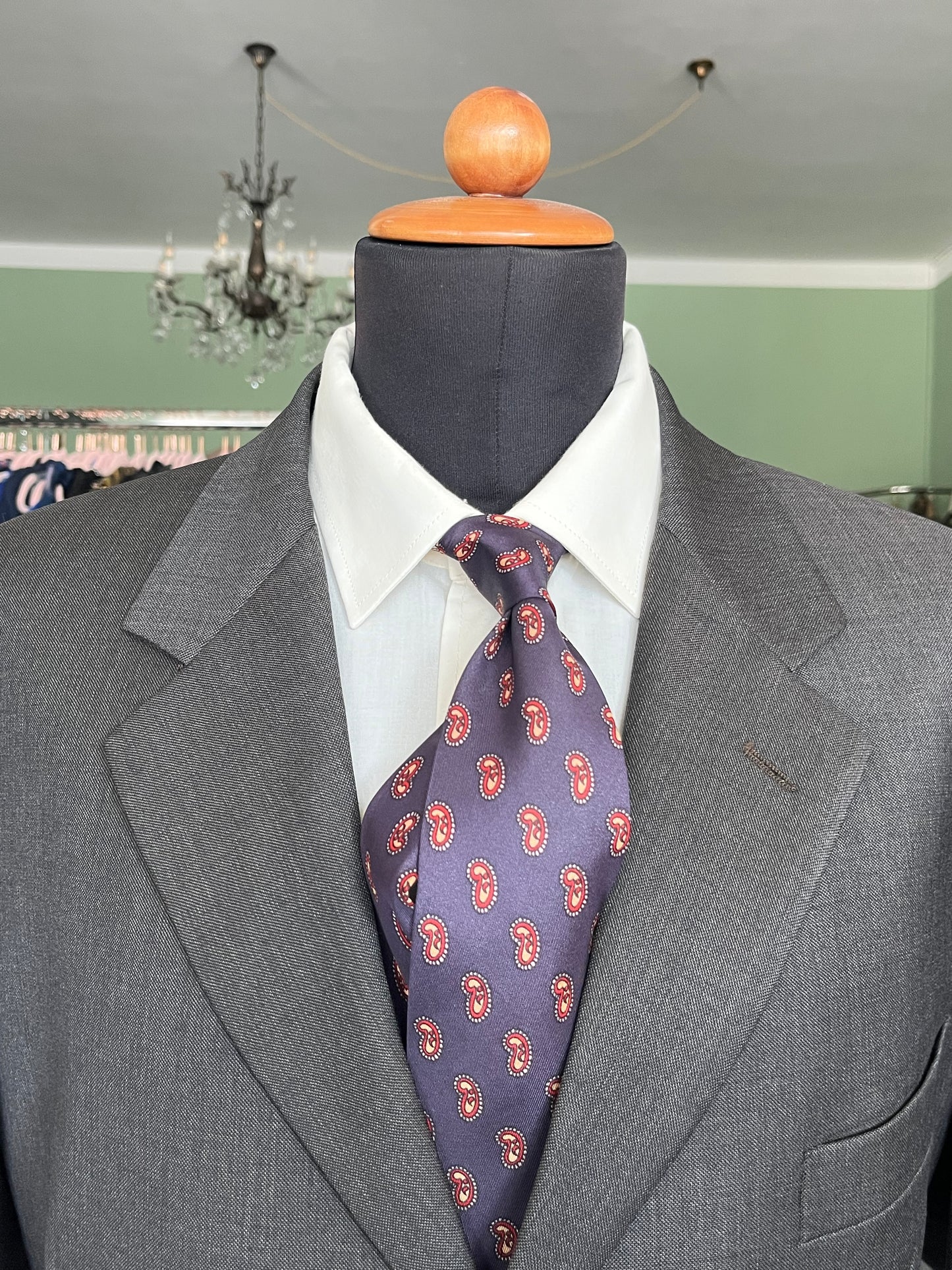 Cravatta swing anni ‘70 viola