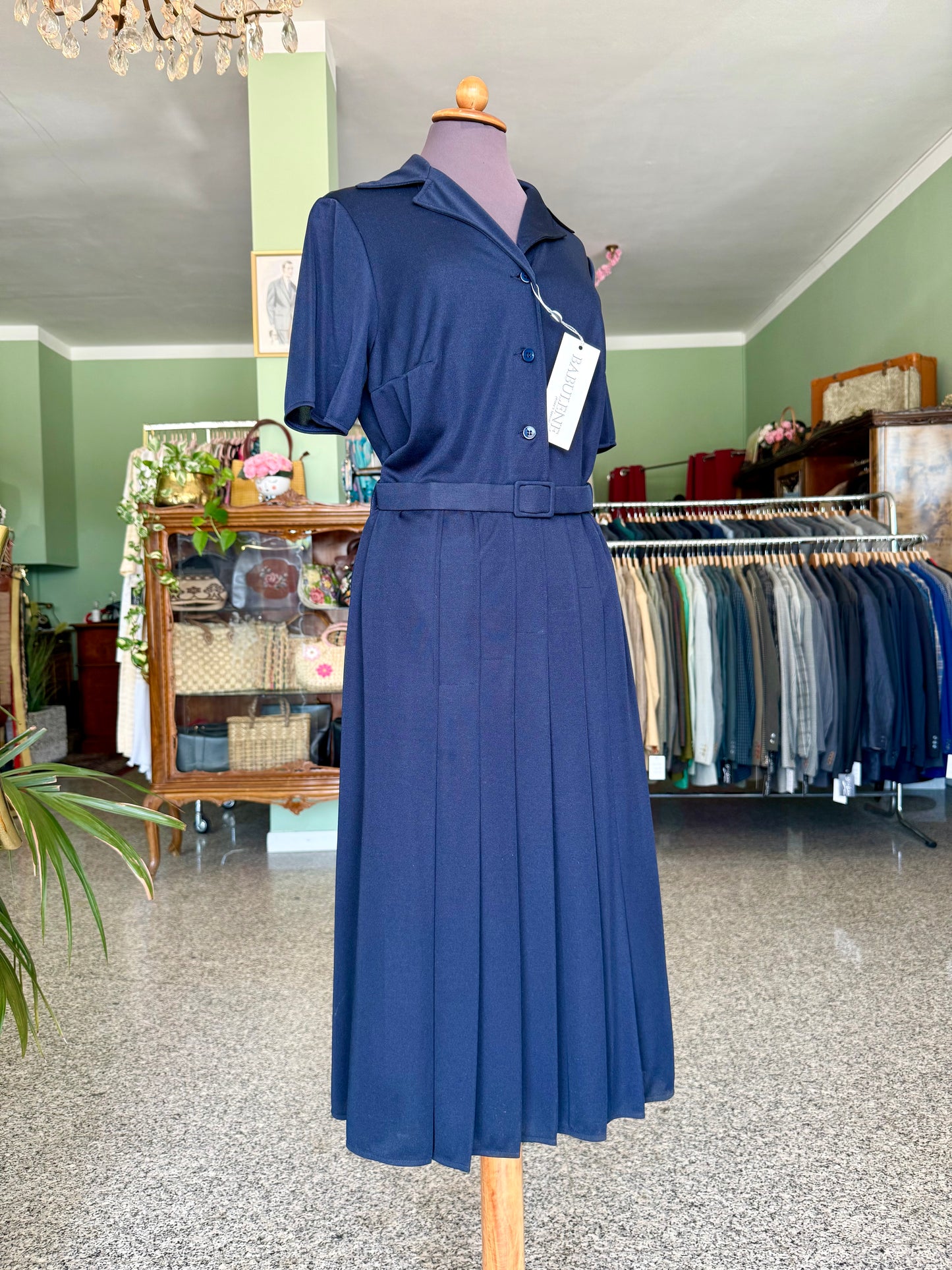 Abito anni ‘70 blu navy - TG. 42/44