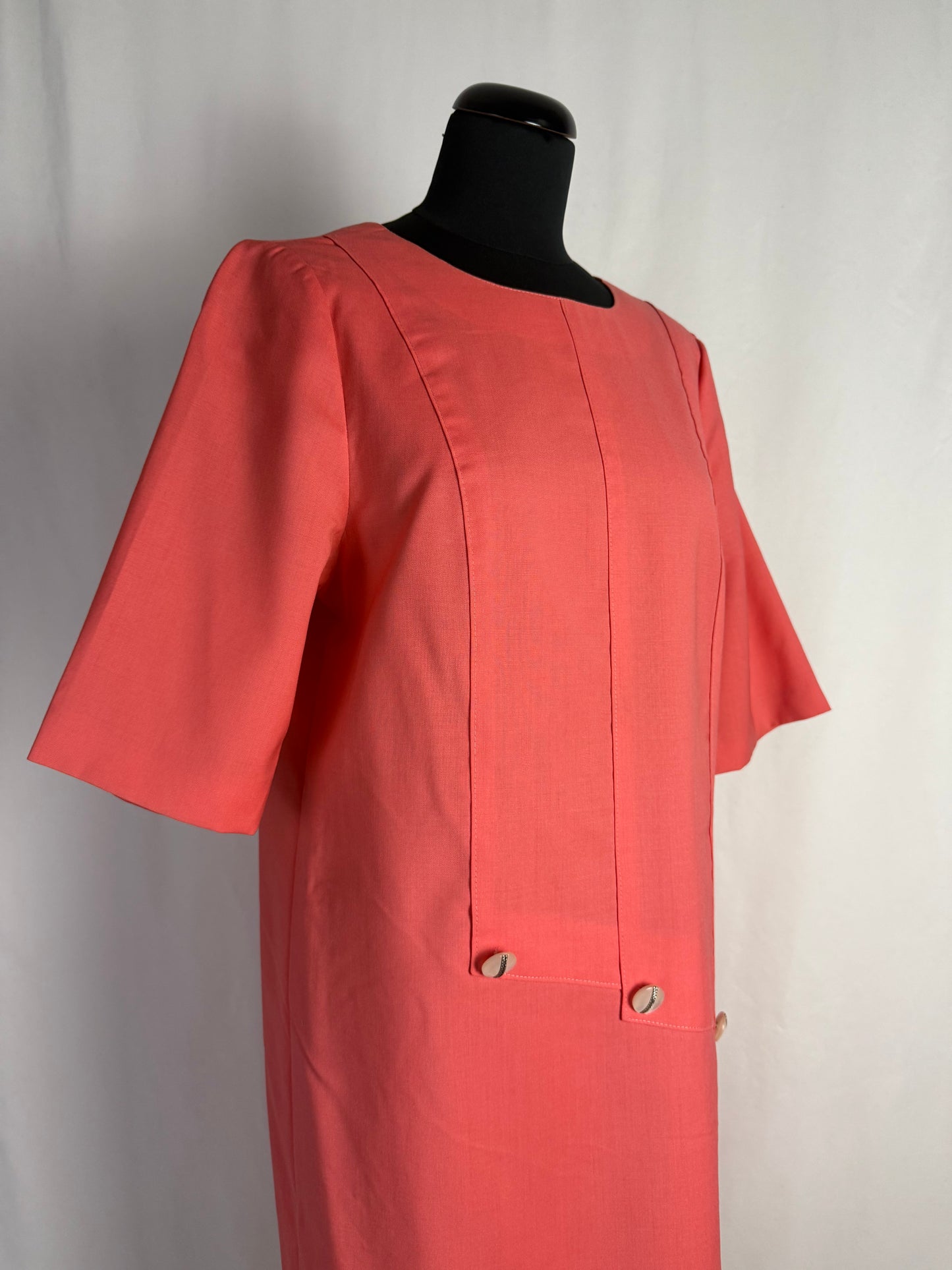 Abito anni ‘60 rosa salmone - TG. 44/46