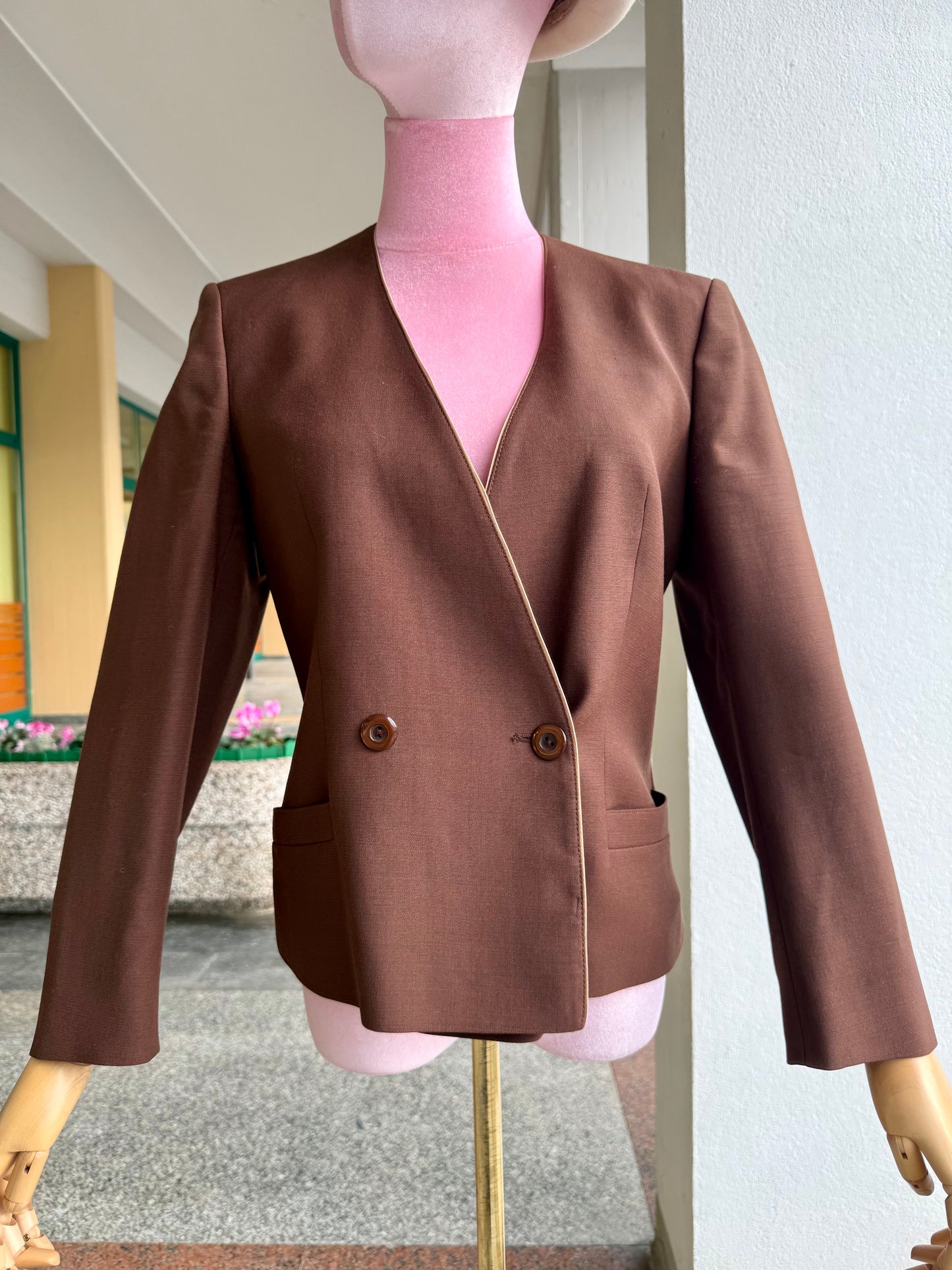 Giacca sartoriale in lana e seta - TG. 40