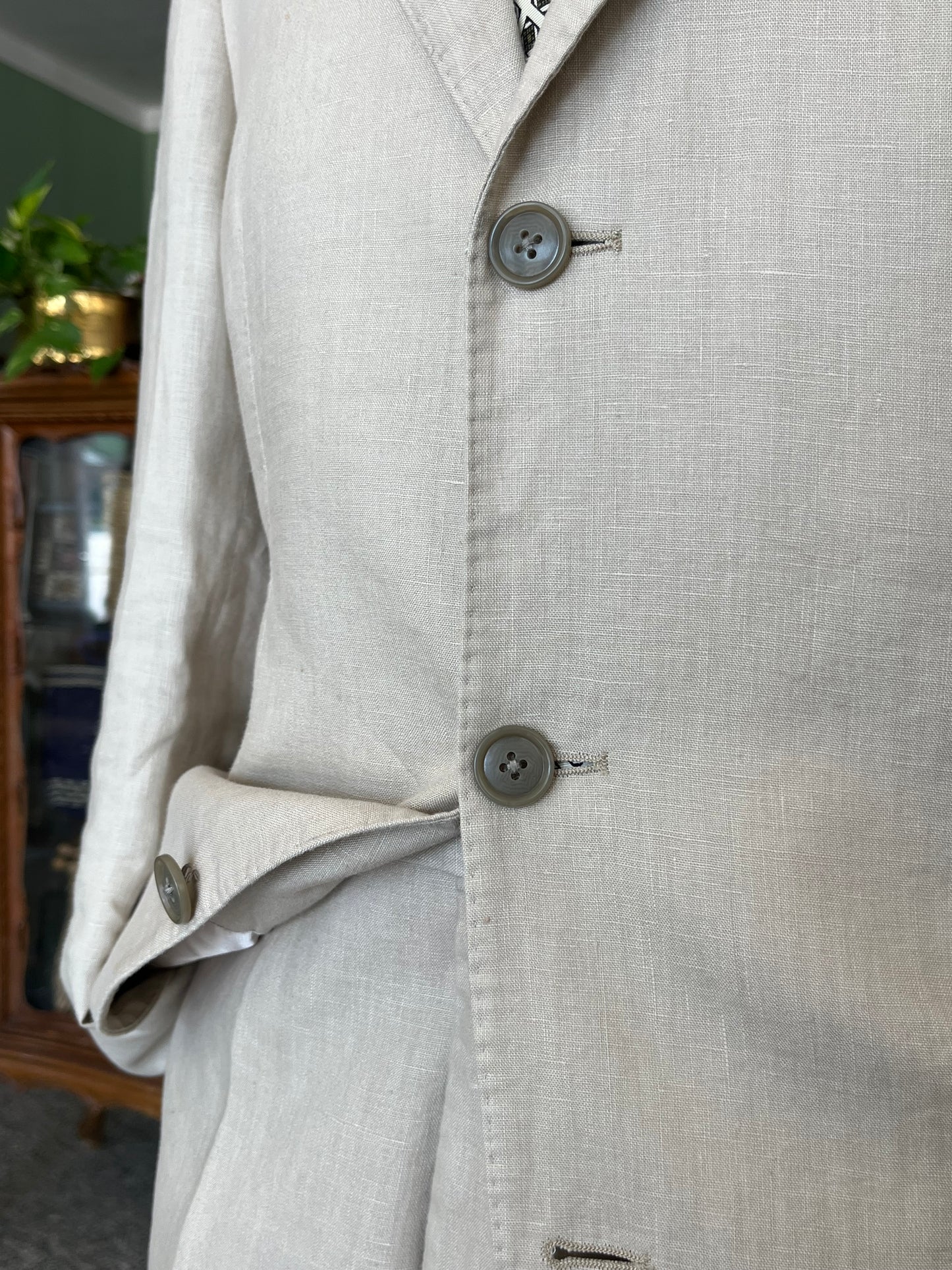 Completo in lino tg. 48