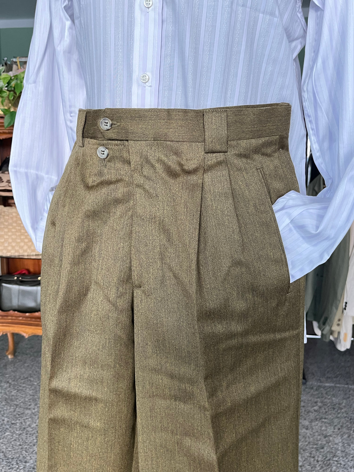 Calzoni in flanella anni ‘80 NOS tg. 46