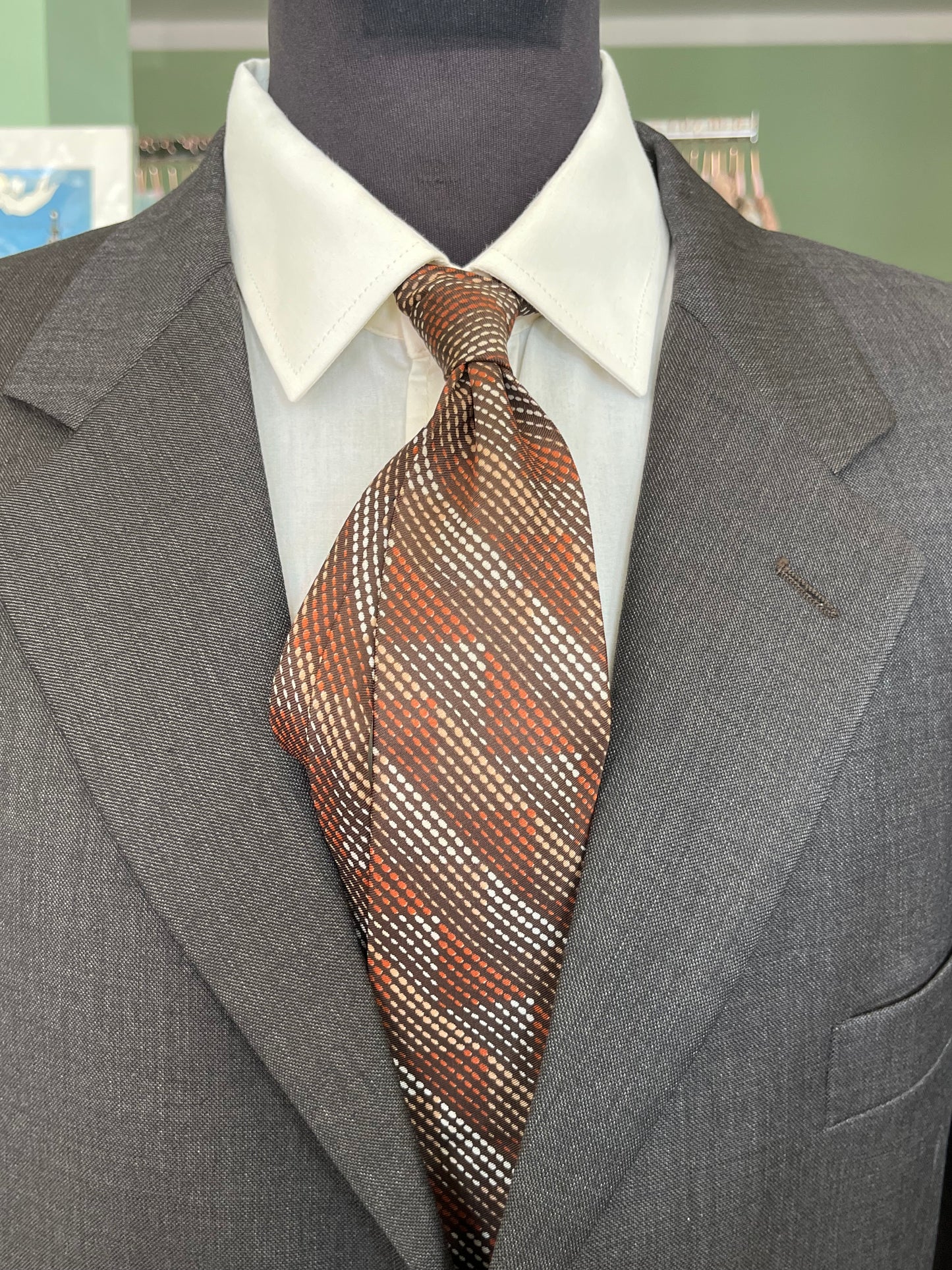 Cravatta anni ‘80 geometrica