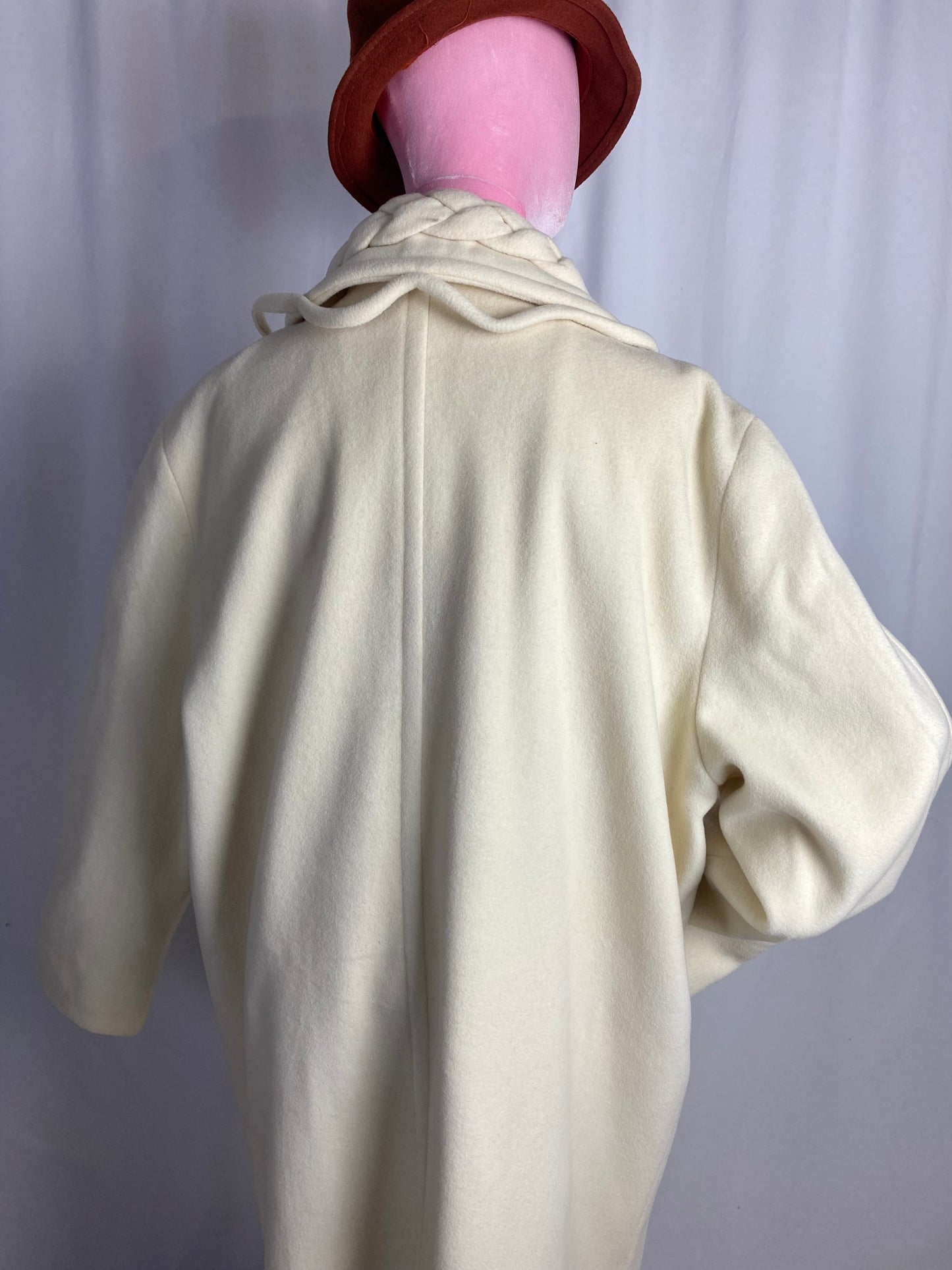 Cappotto panna 100% lana - TG. 46