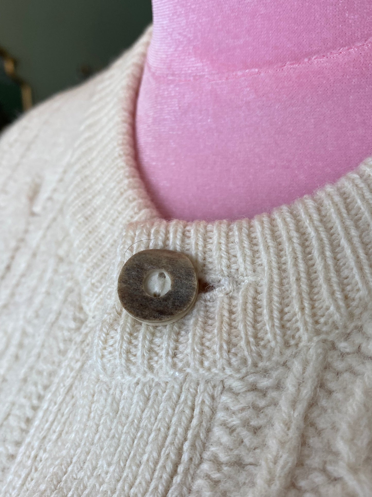 Cardigan tirolese panna - TG. 44/46