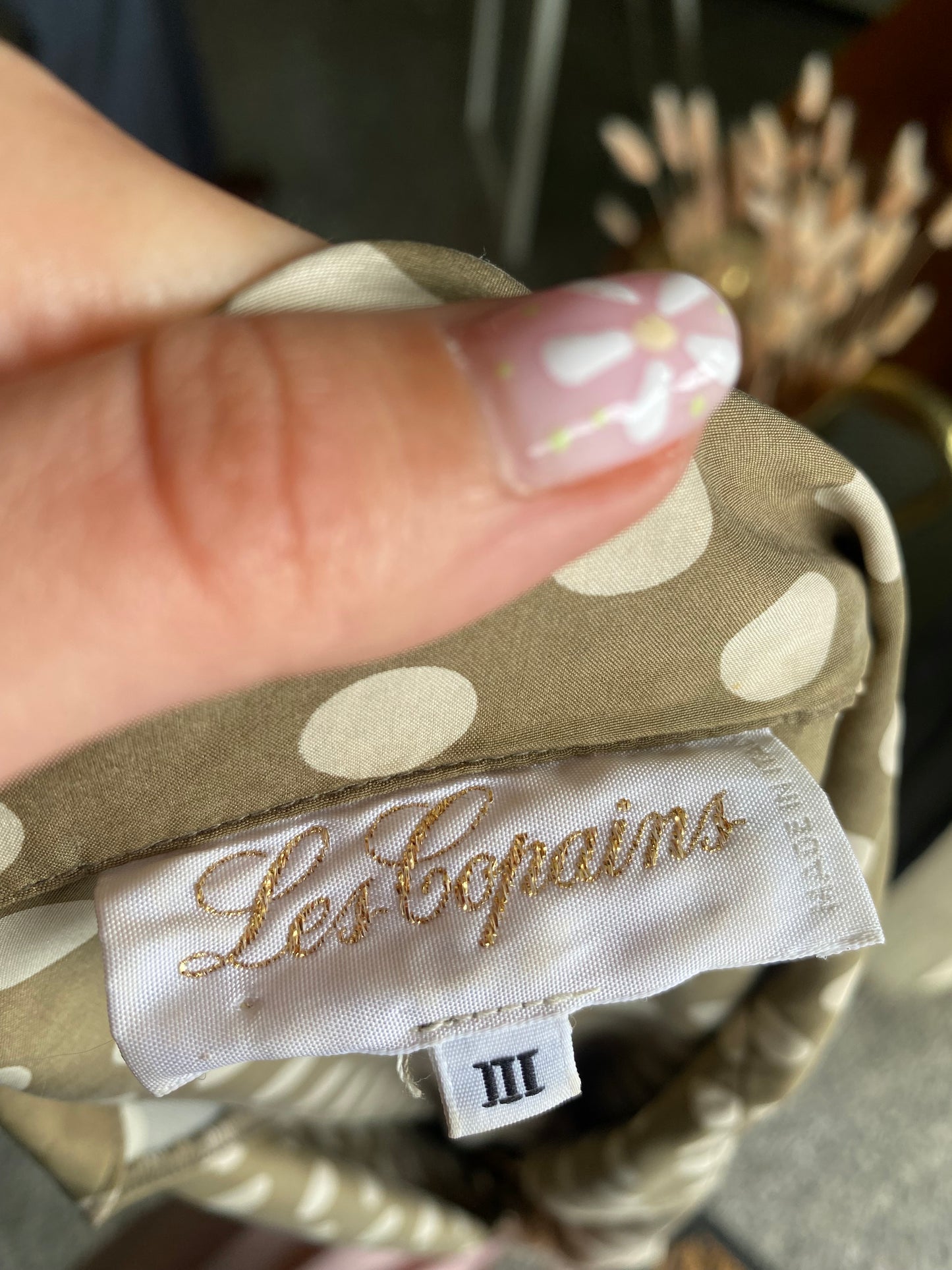 Abito in seta a pois - TG. 46 circa