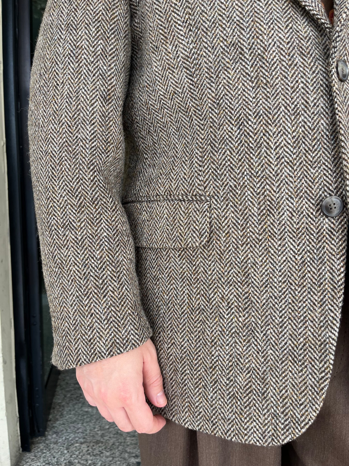 Giacca anni ‘80 Harris Tweed tg. 52-54