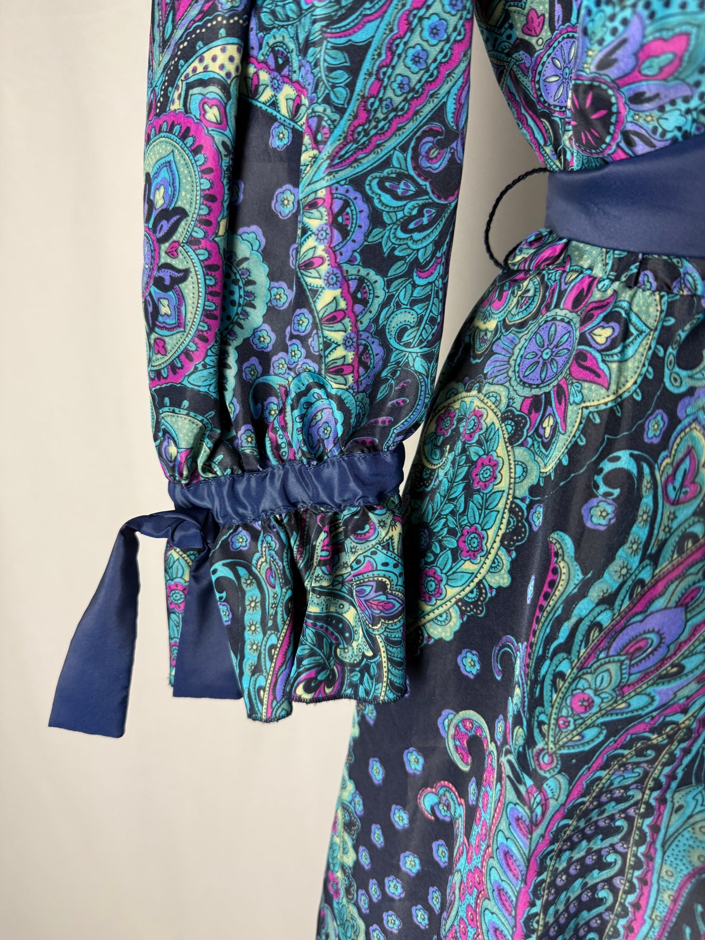 Abito anni ’80 con fantasia paisley - TG. 40/42