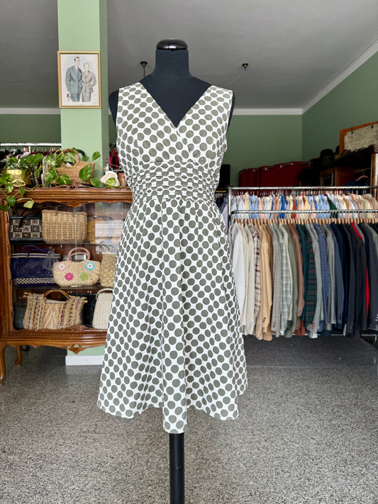 Abito a pois in cotone - TG. 40/42