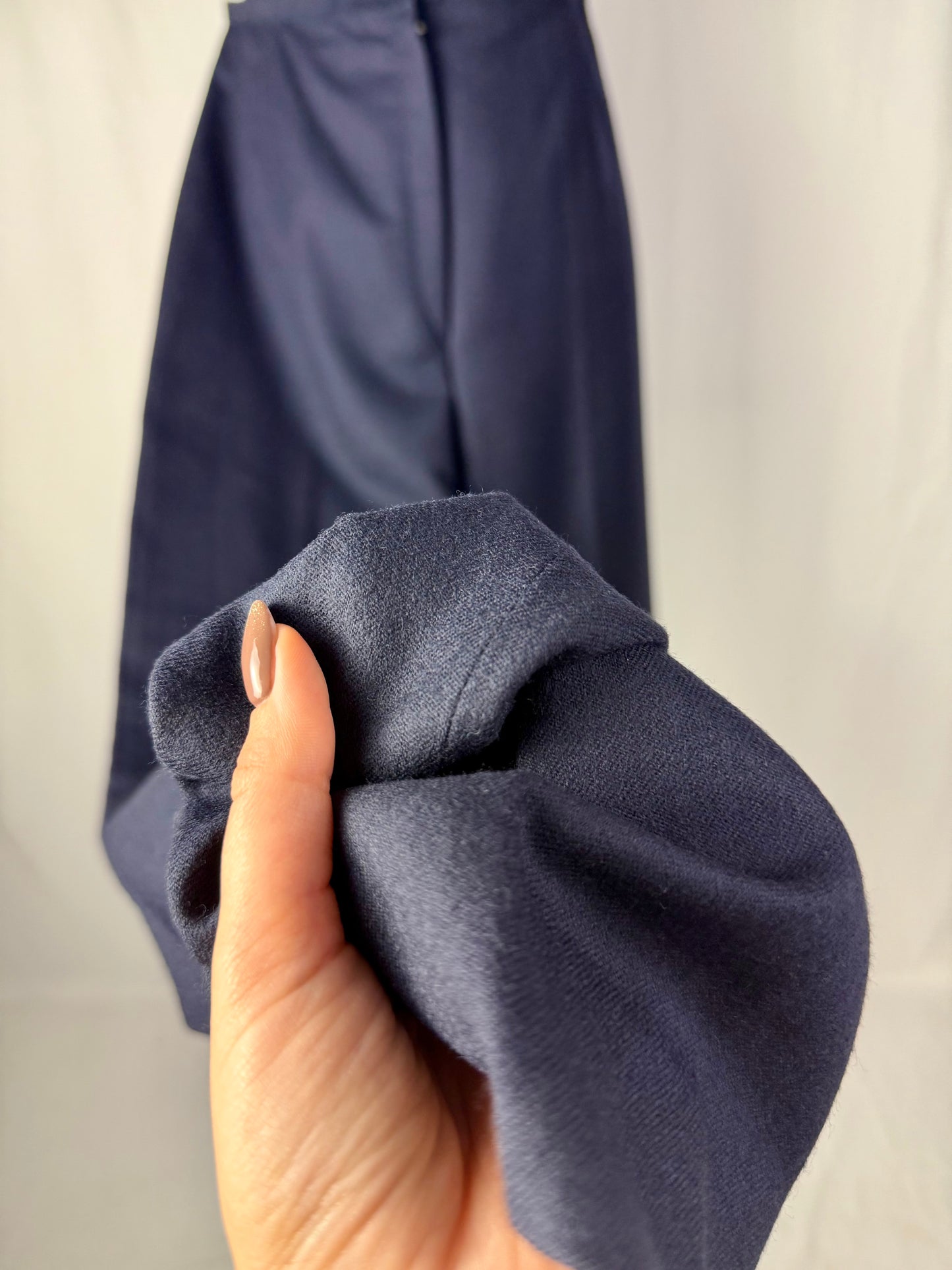 Completo sartoriale in pura lana blu notte - TG. 38/40