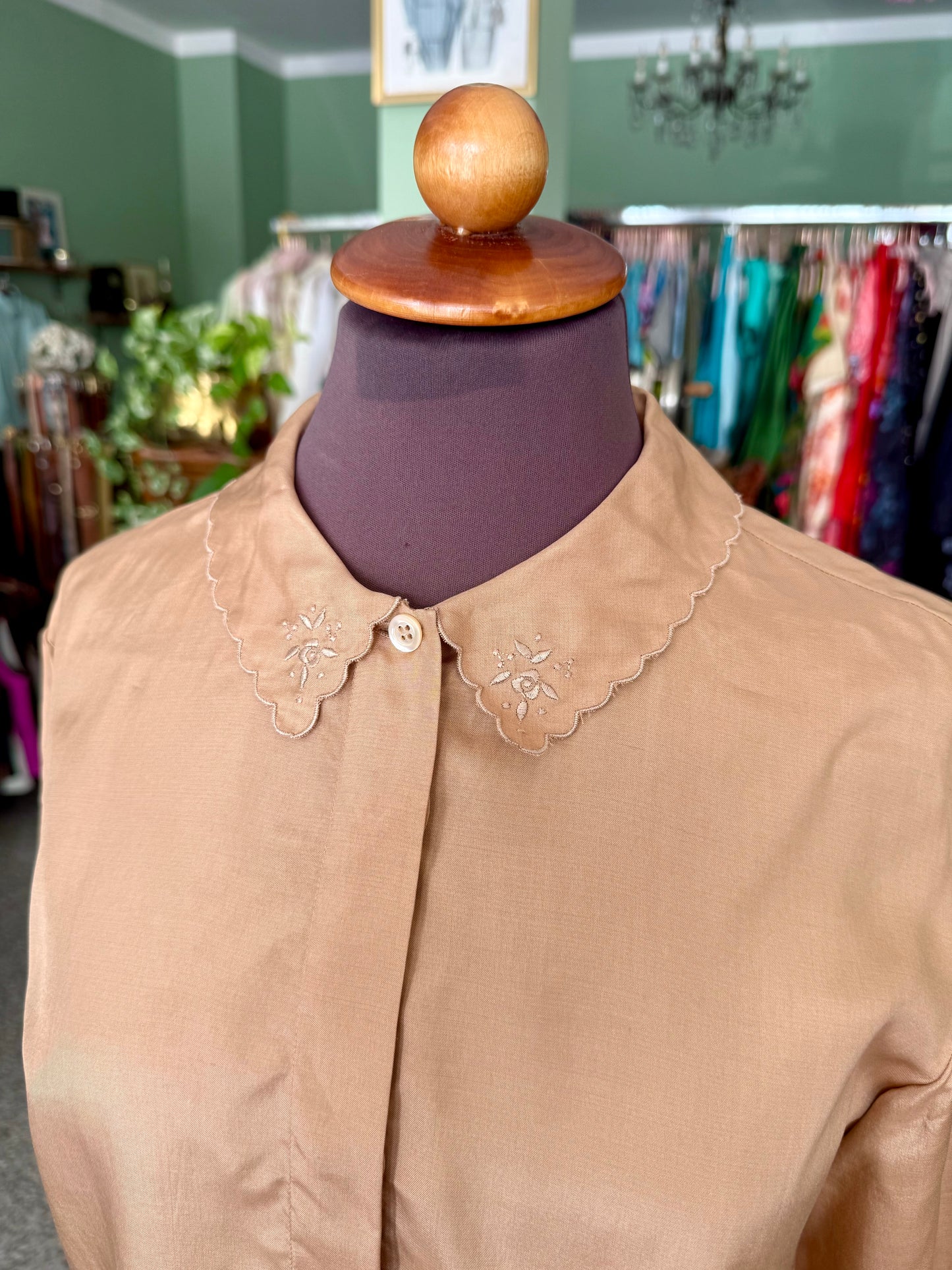 Camicia oro in pura seta - TG. 40/42