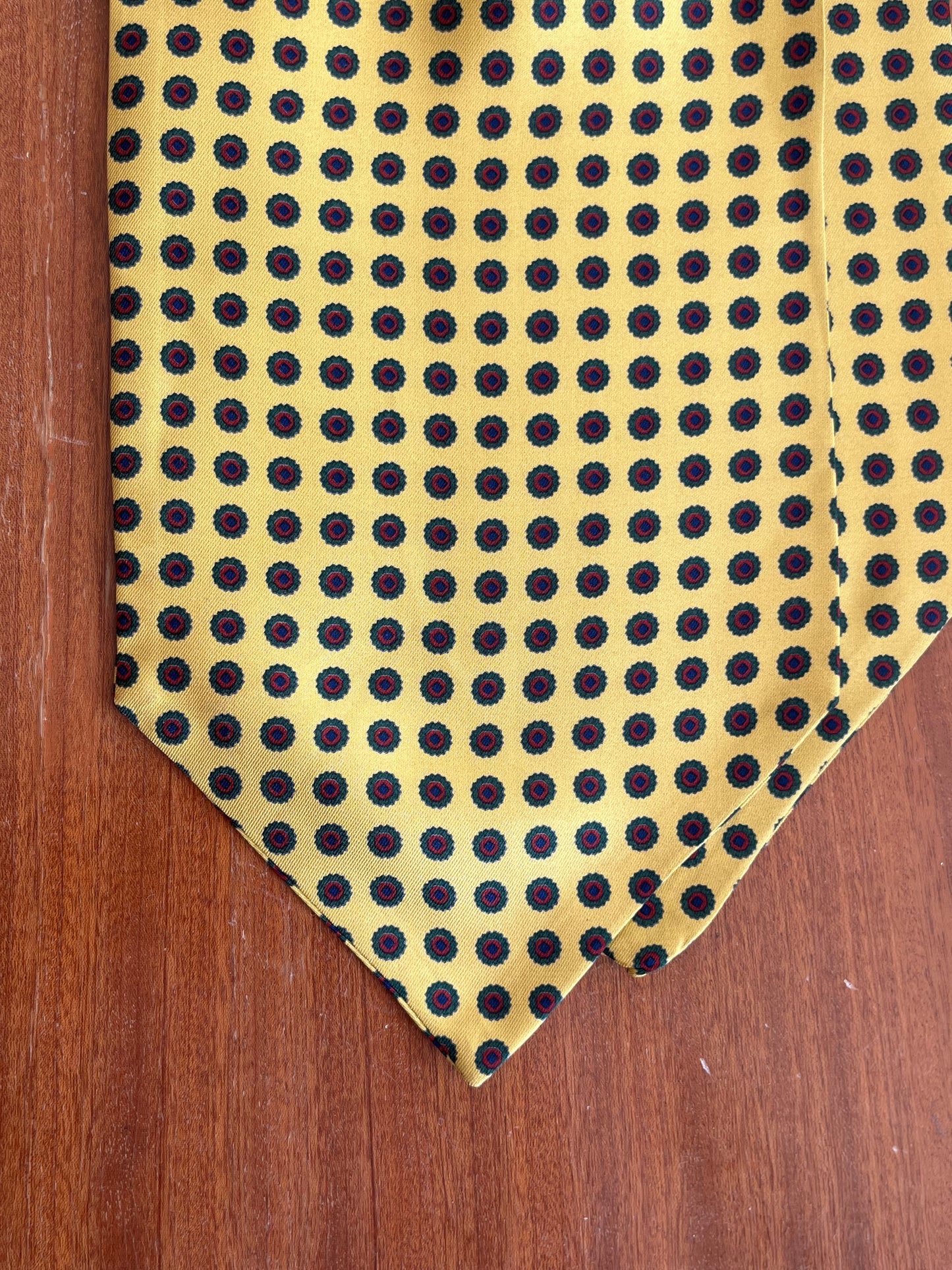 Ascot Etro seta micro-fantasia