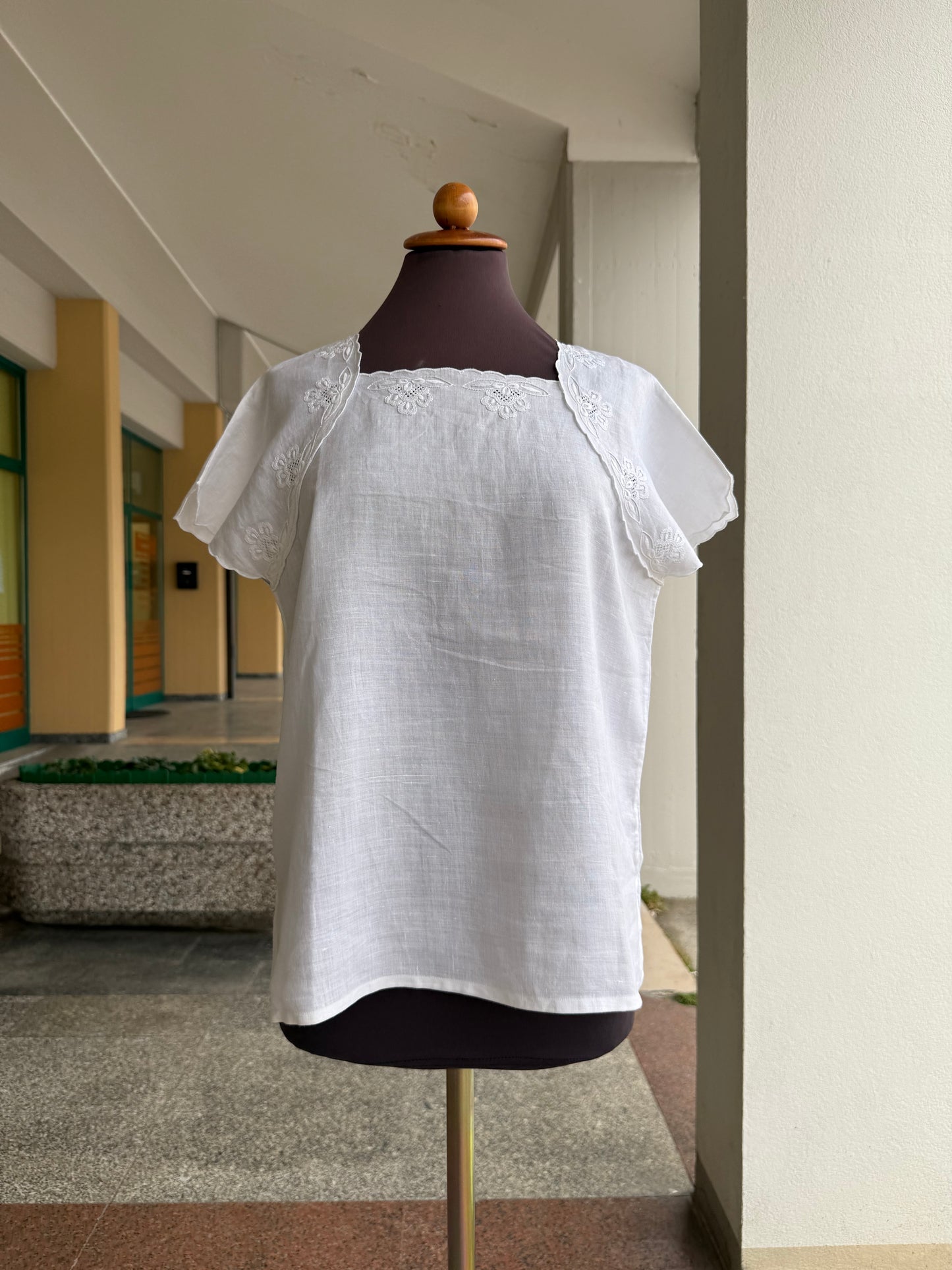 Camicia bianca in lino - TG. 46