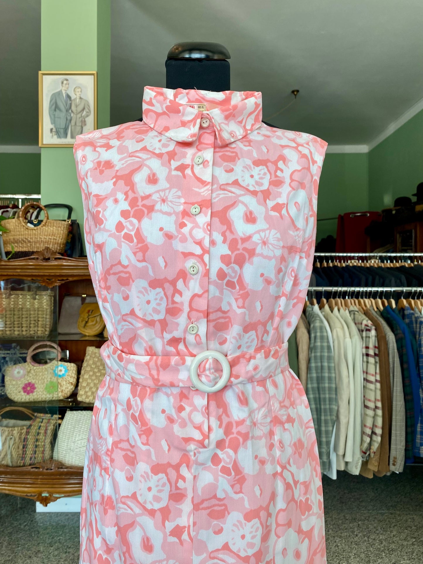 Abito anni ‘60 bon ton in misto cotone - TG. 40