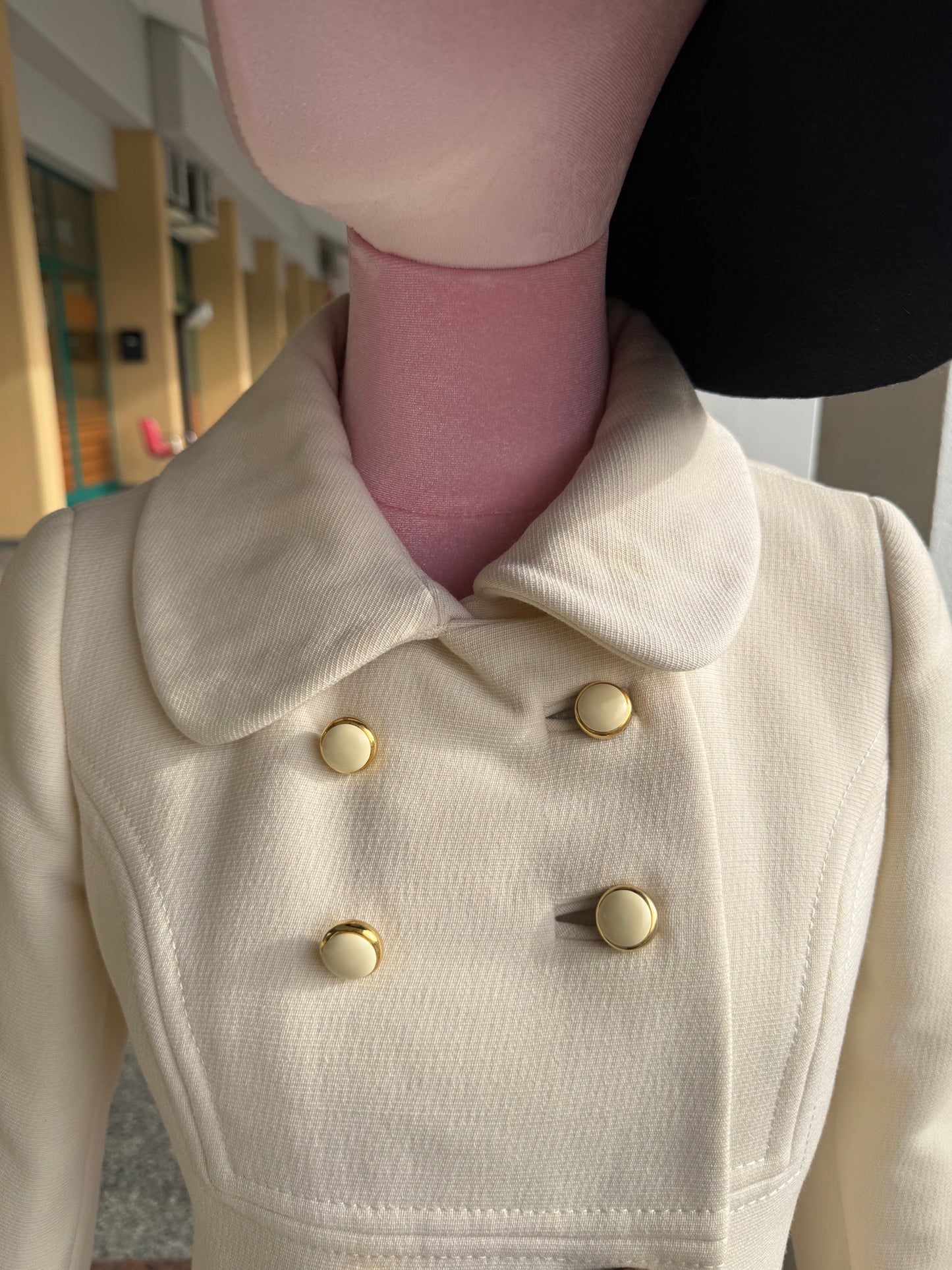 Cappotto anni ‘60 panna - TG. 36/38