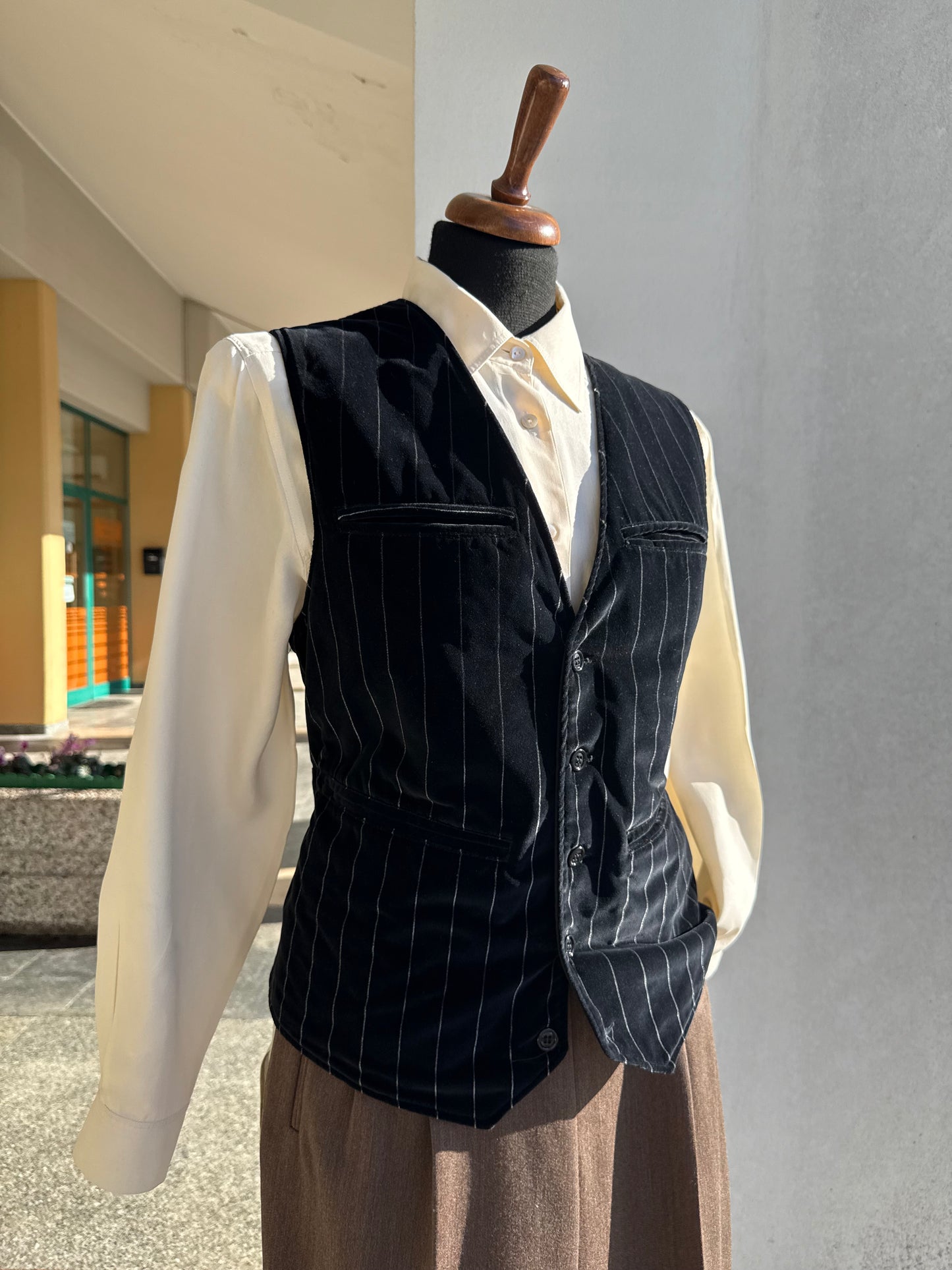 Gilet in velluto gessato - TG. 44/46
