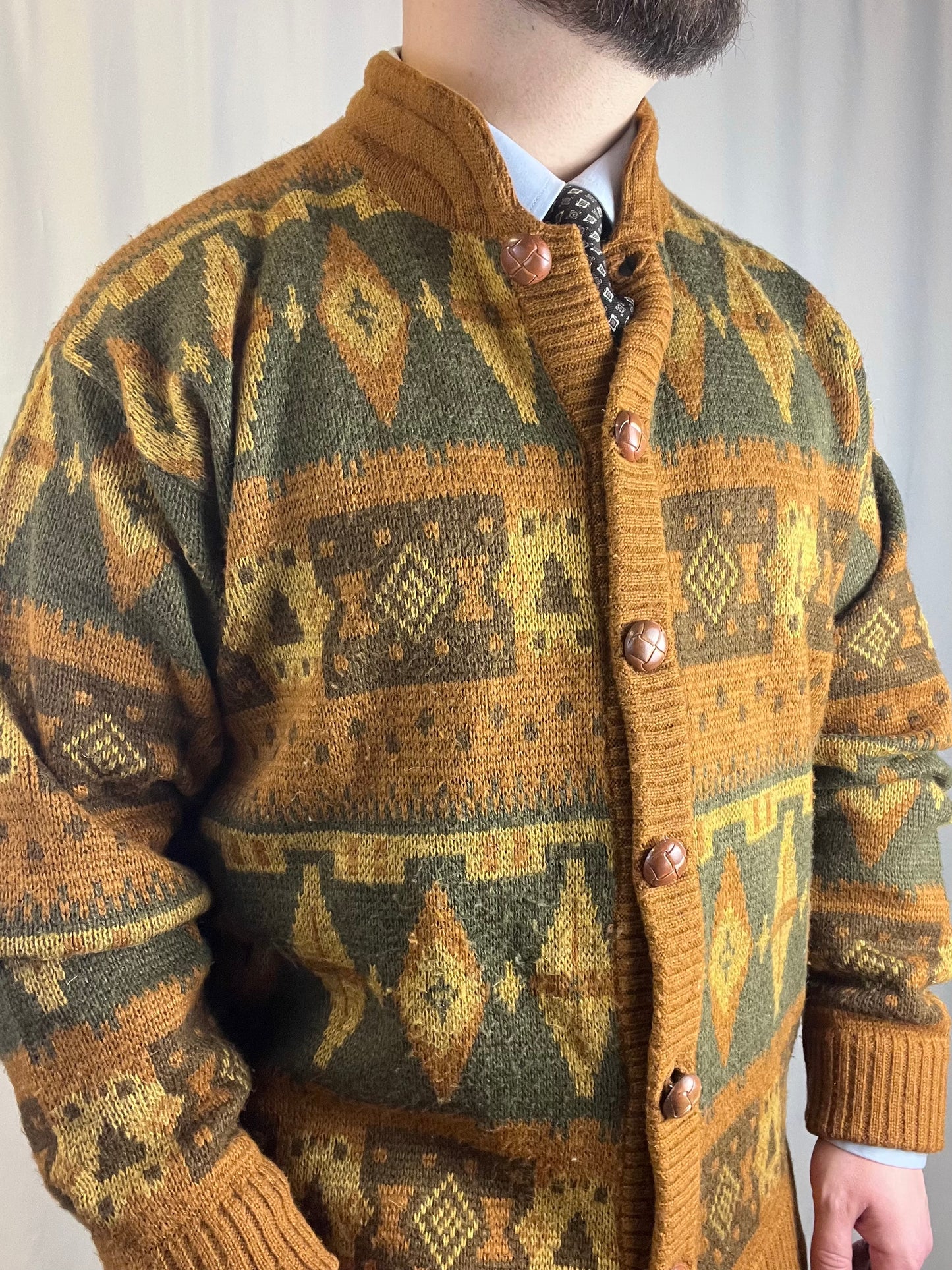 Cardigan anni '80 tg. XL-XXL