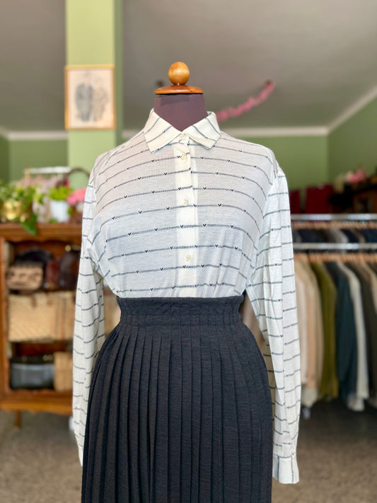 Camicia classica con micro fantasia - TG. 46