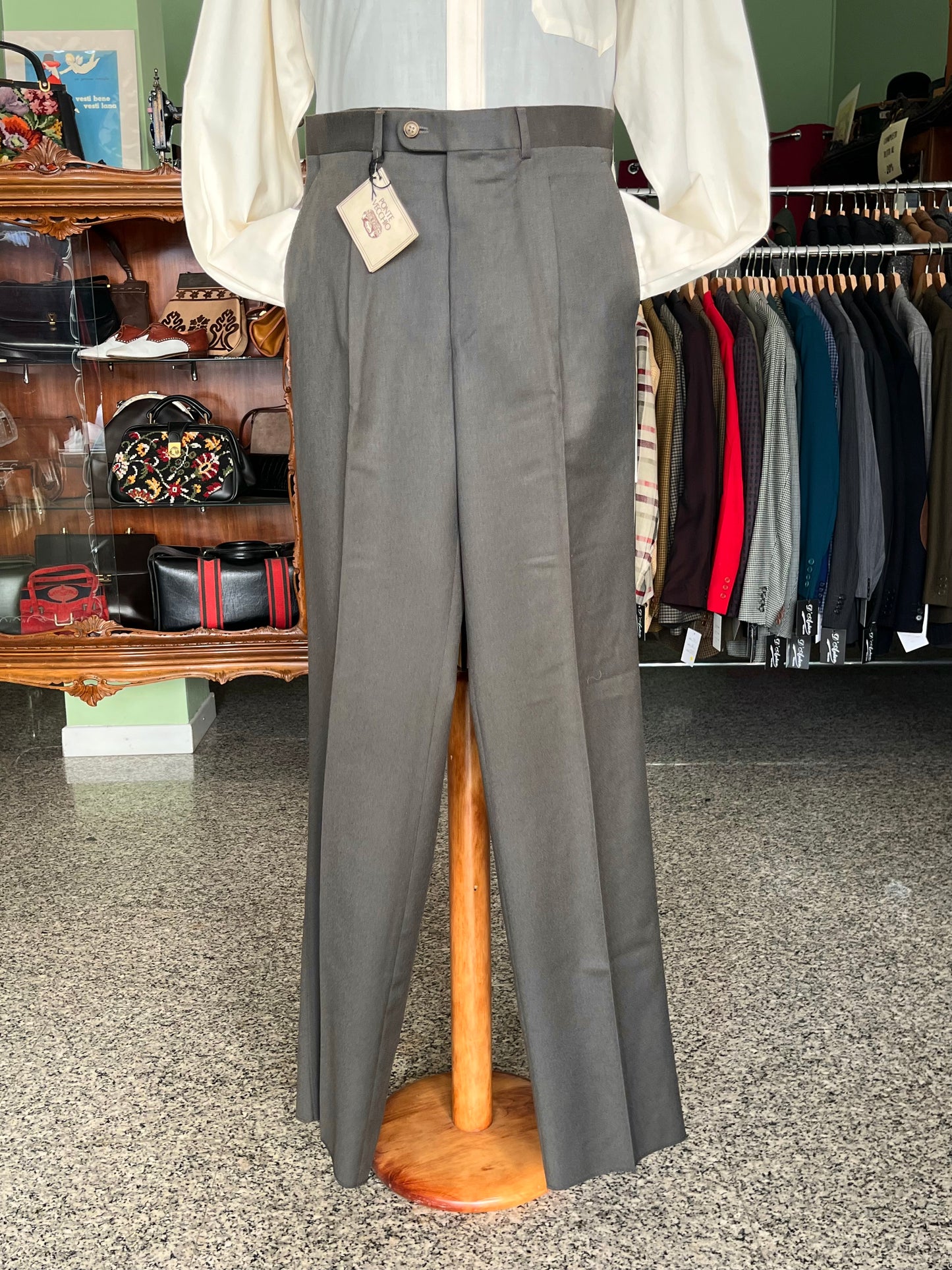 Calzoni anni ‘80 flanella NOS tg. 48