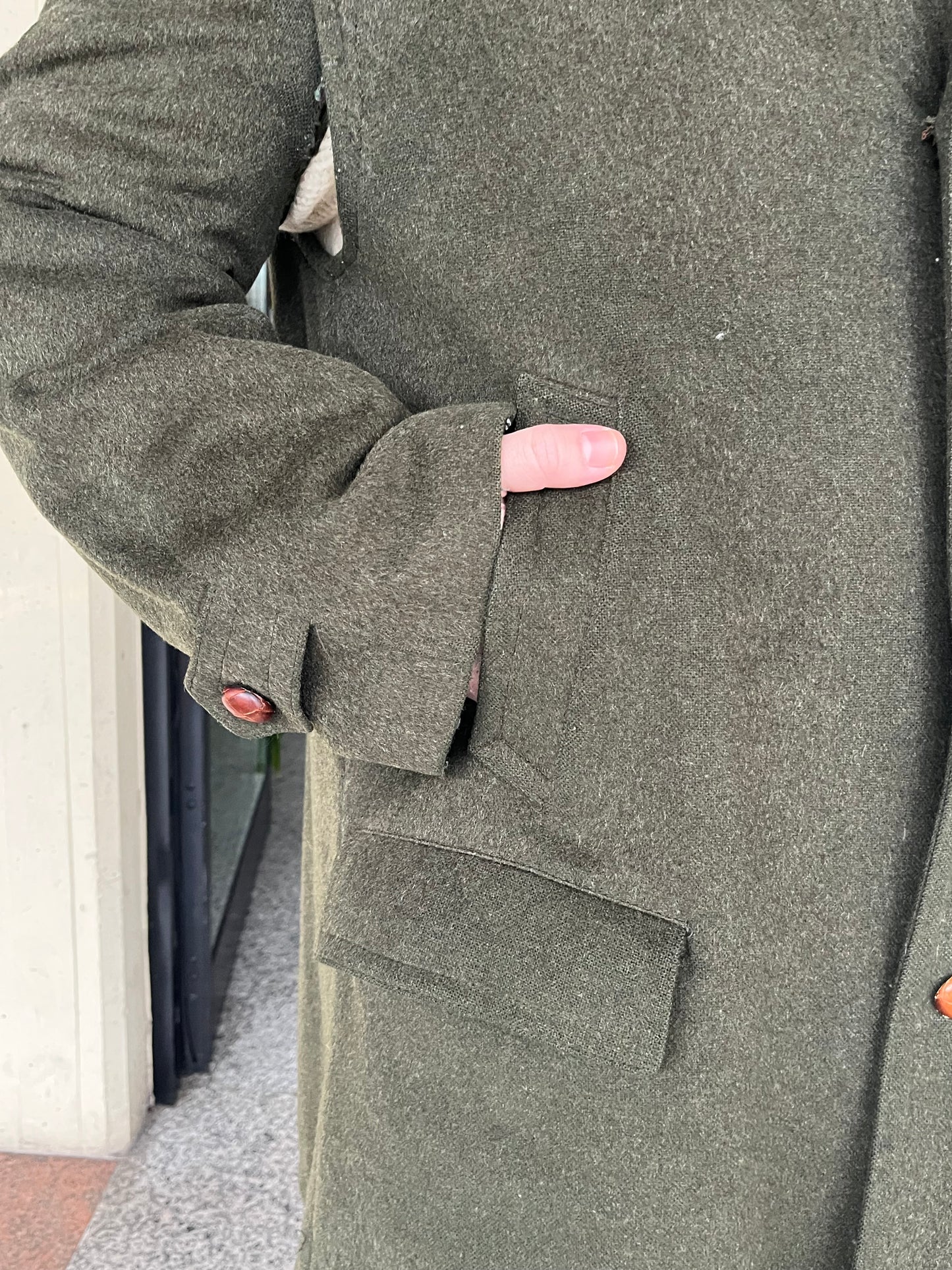Cappotto Loden anni '70 tg. 52-54