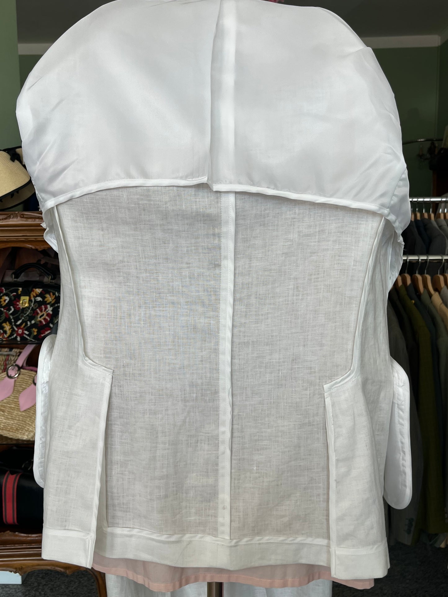 Completo in lino bianco NOS tg. 46