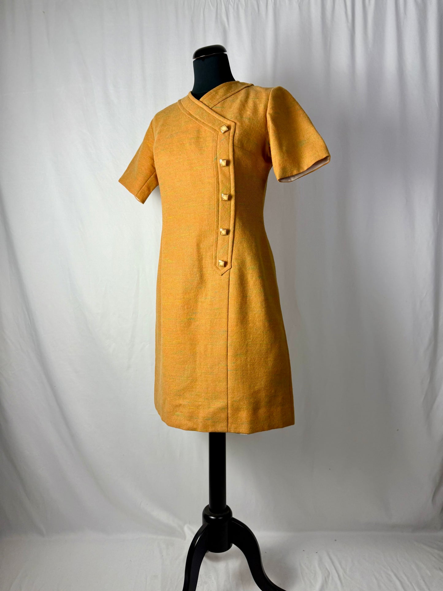 Abito anni ‘70 lana mélange - TG. 42