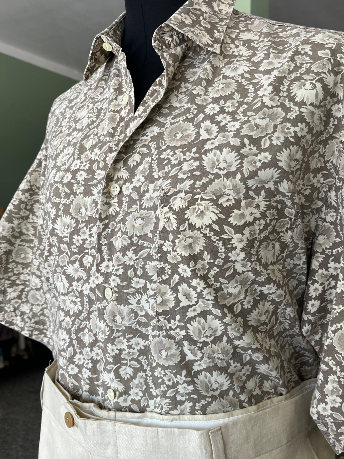 Camicia Benetton a maniche corte tg. S-M