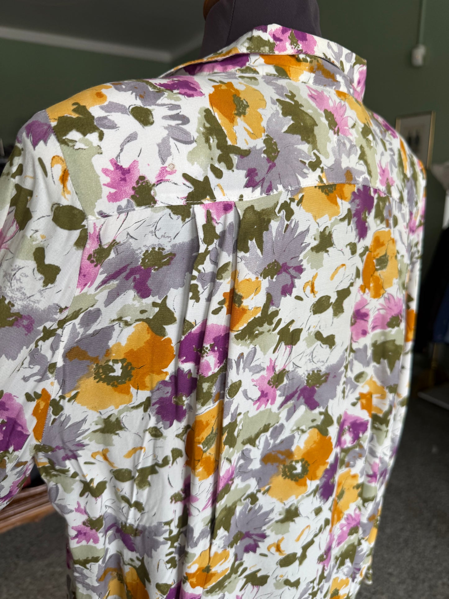 Camicia con stampa floreale - TG. 46/48