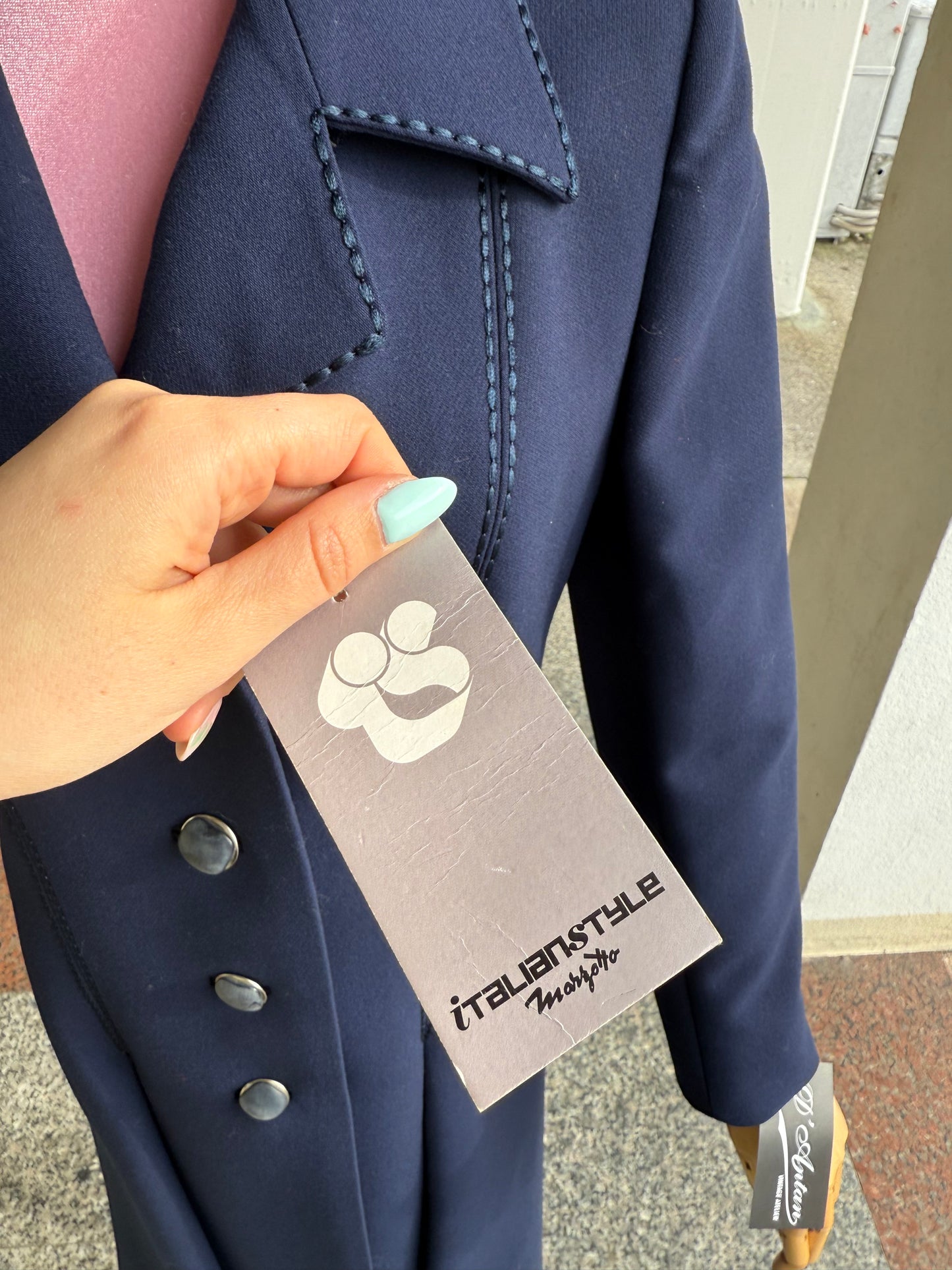 Cappotto anni ‘70 tessuto Marzotto - TG. 38