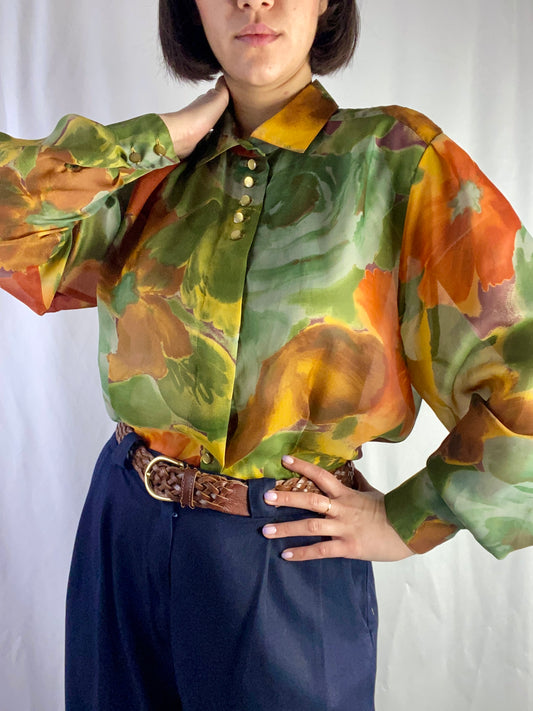 Camicia in crepe di organza - TG. 44/46