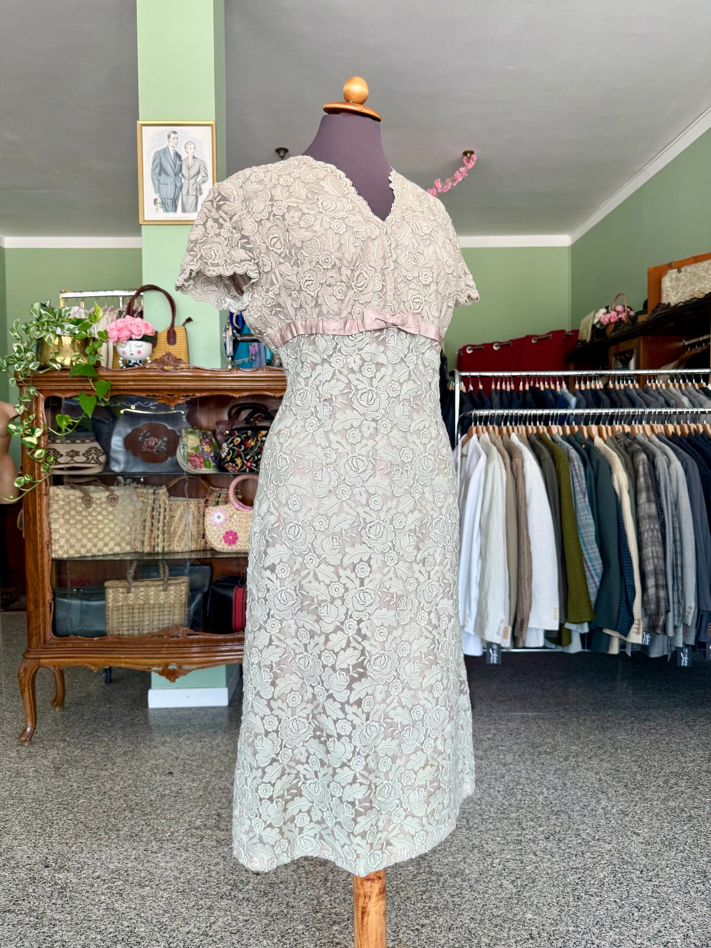 Abito in pizzo anni ‘60 - TG. 44 circa