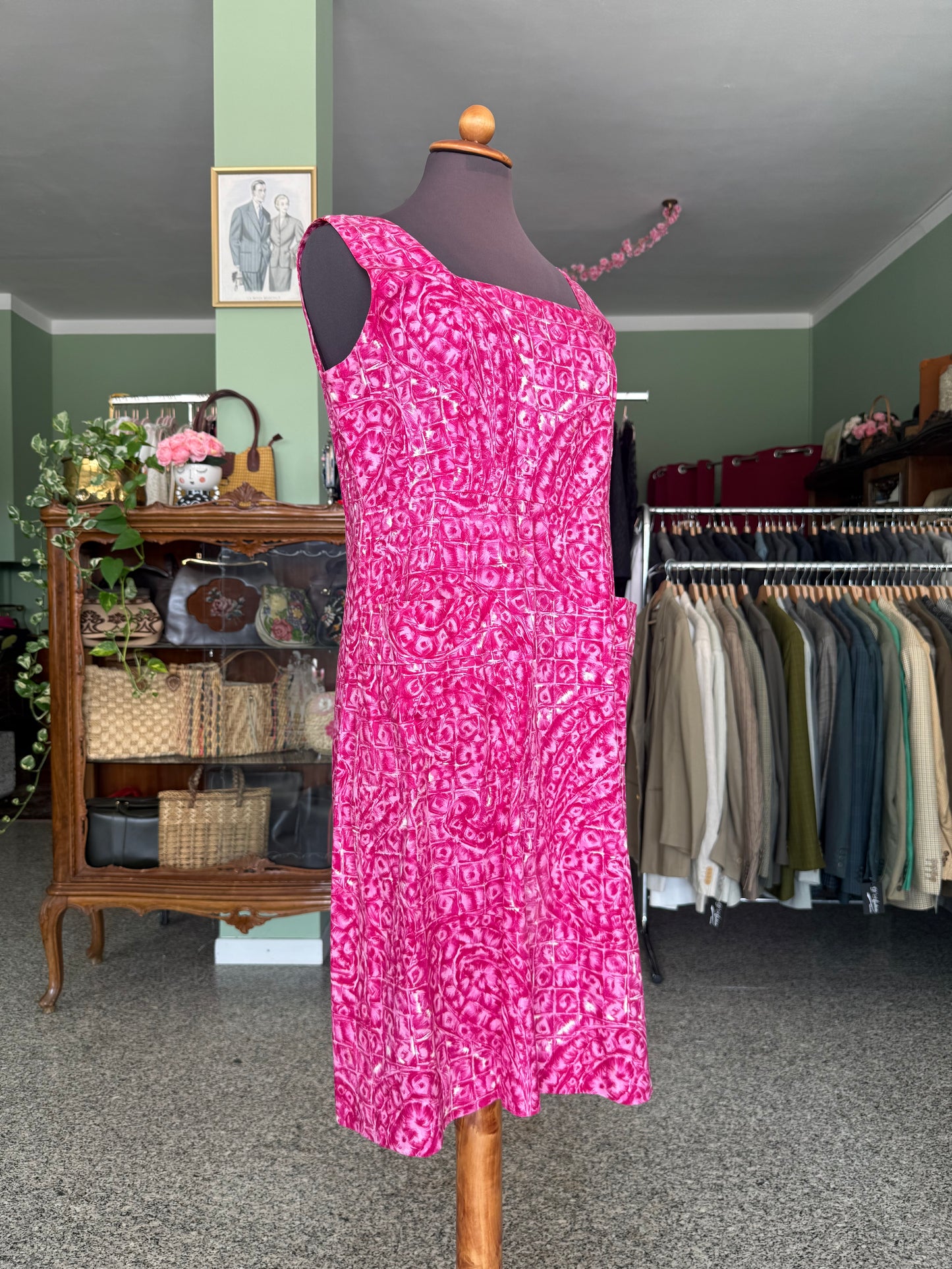 Abito anni ‘60 fucsia - TG. 42/44