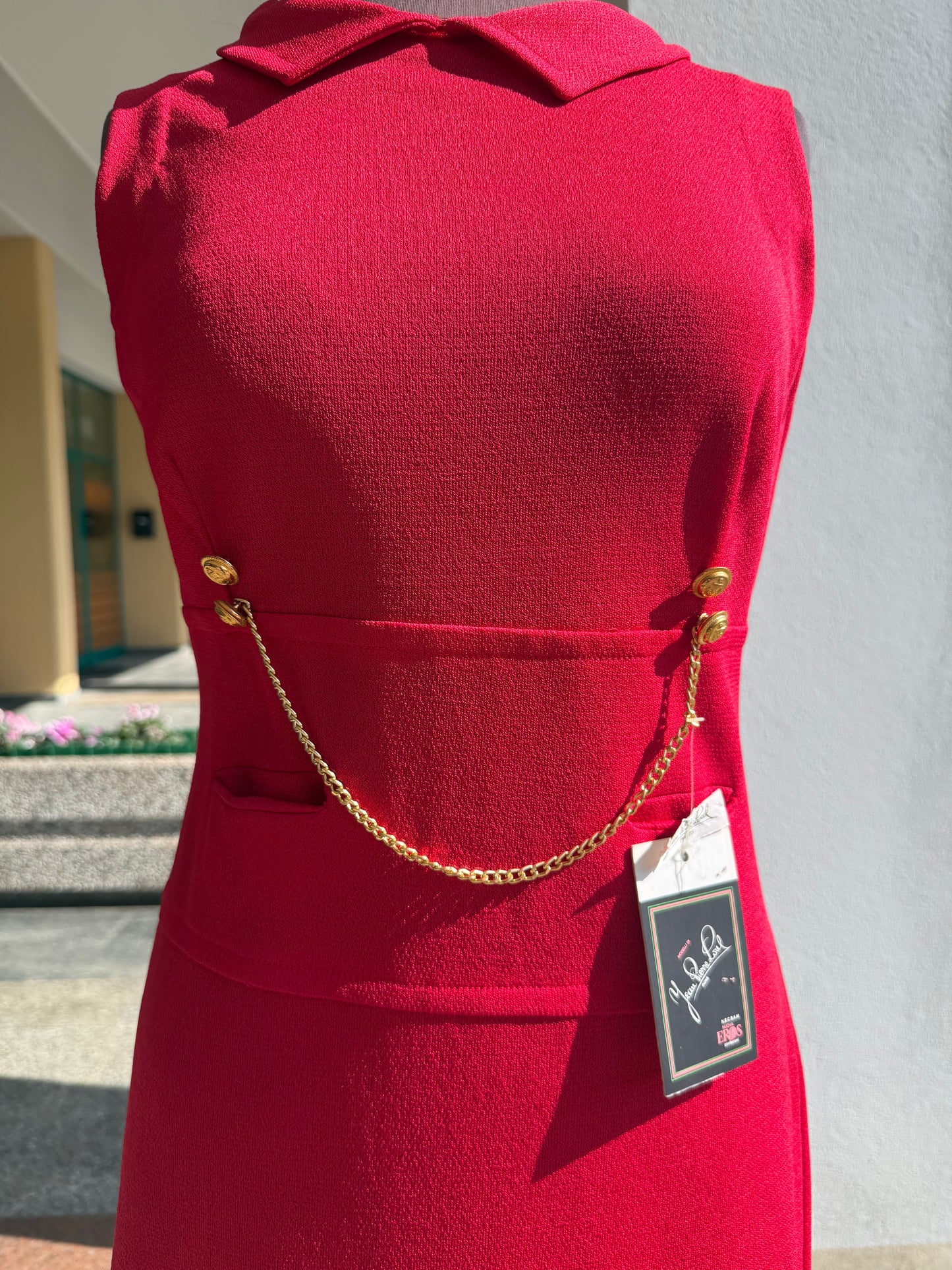 Abito anni ‘60 rosso NOS - TG. 40