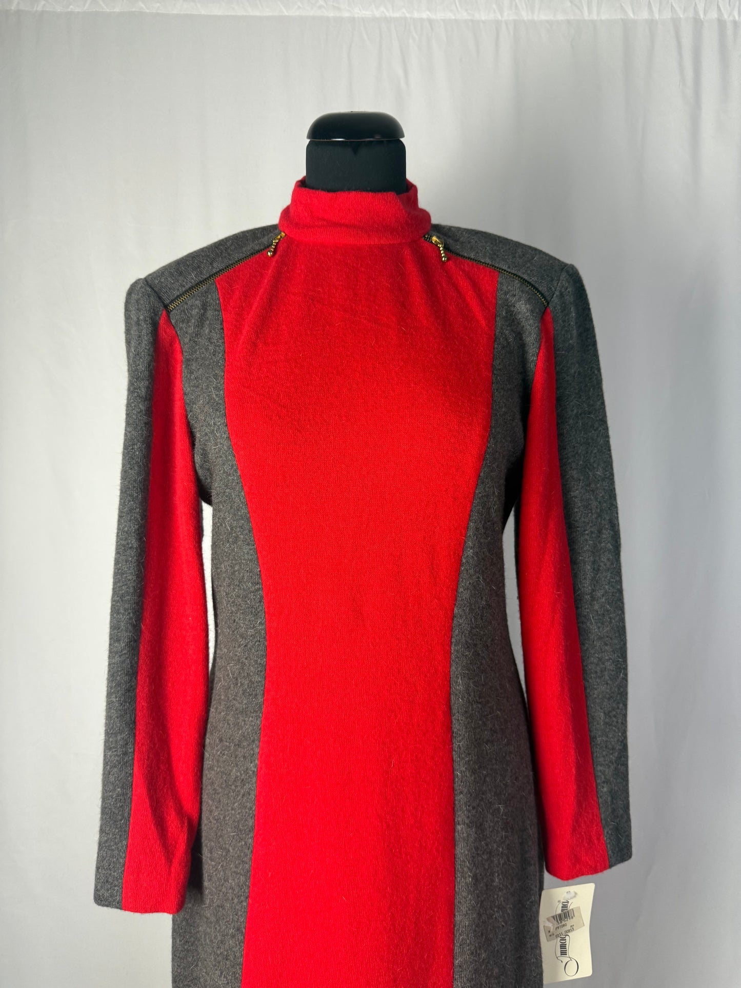 Abito color block in lana - TG. 44/46