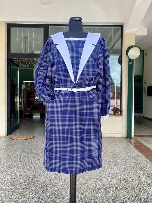 Abito anni ‘80 stile marinaretta - TG. 44 circa