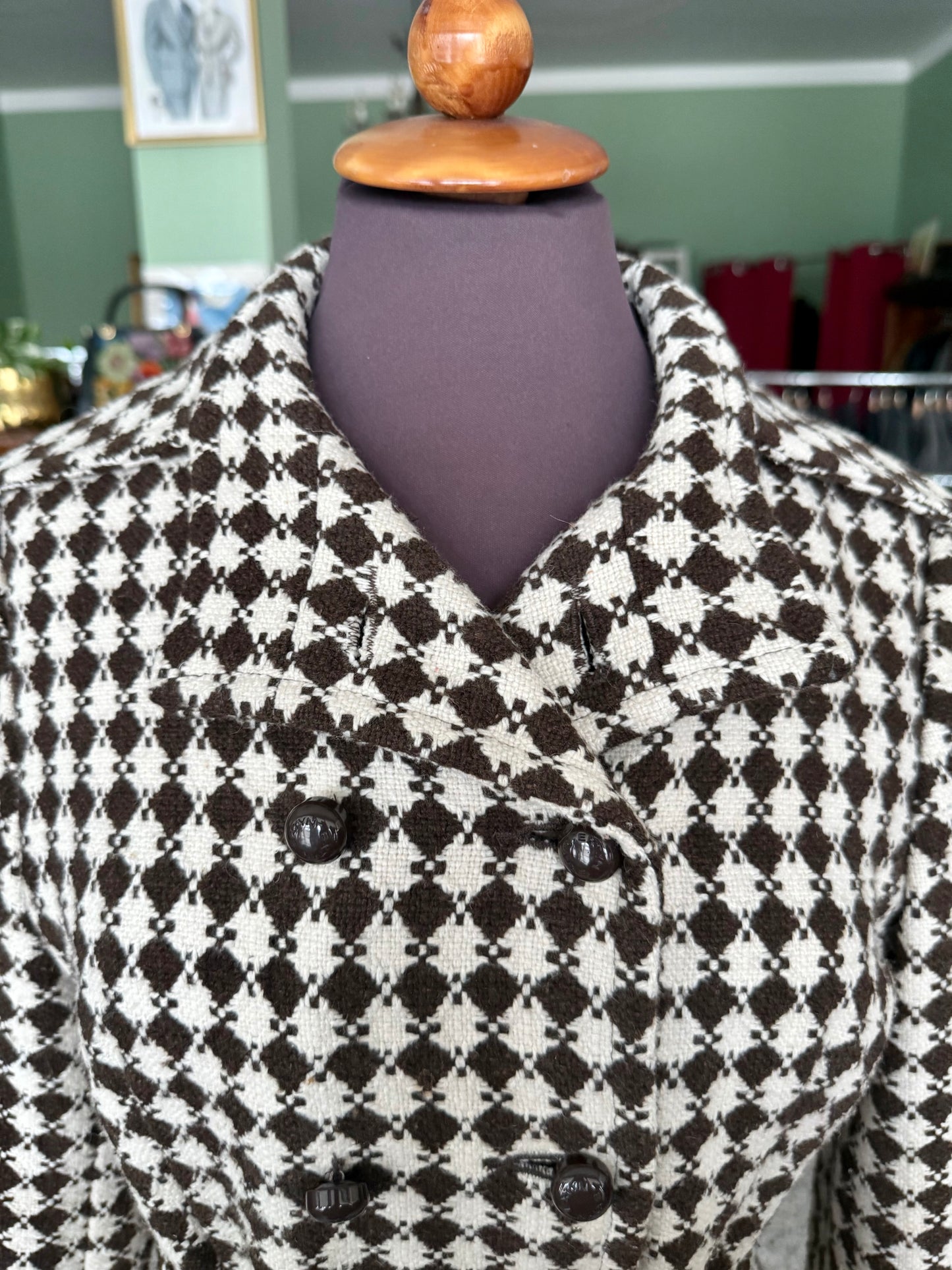 Giacca anni ‘60 con cintura - TG. 40