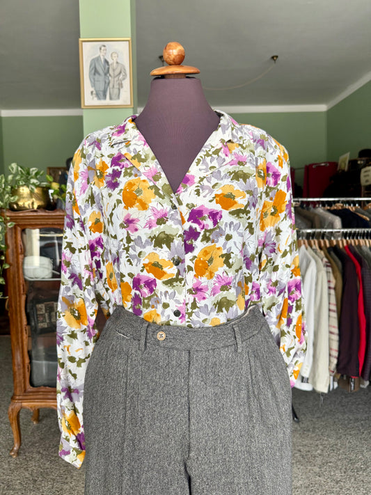 Camicia con stampa floreale - TG. 46/48