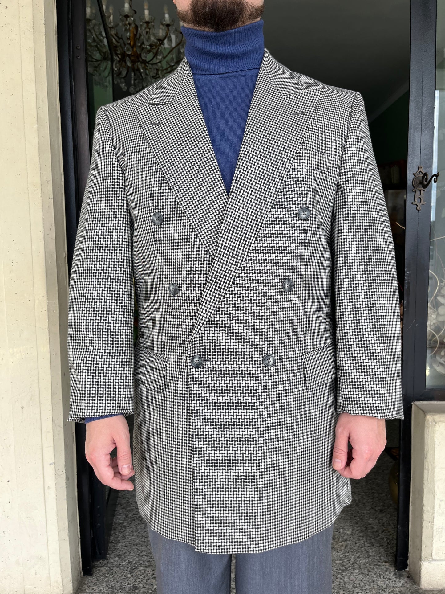 Giacca anni ‘80 tg. 50-52 extra-lunga