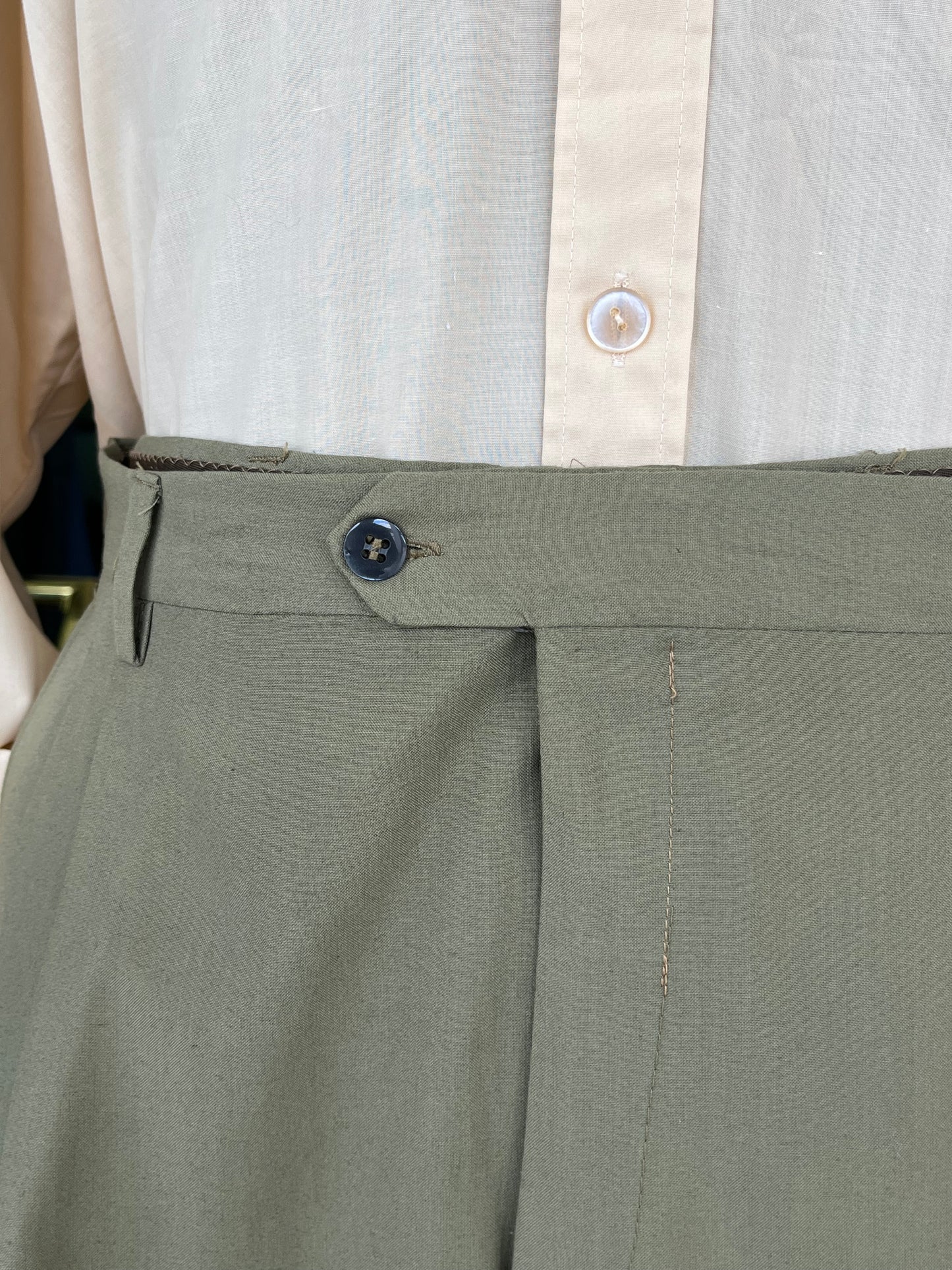 Calzoni anni ‘80 lana/cotone tg. 50-52