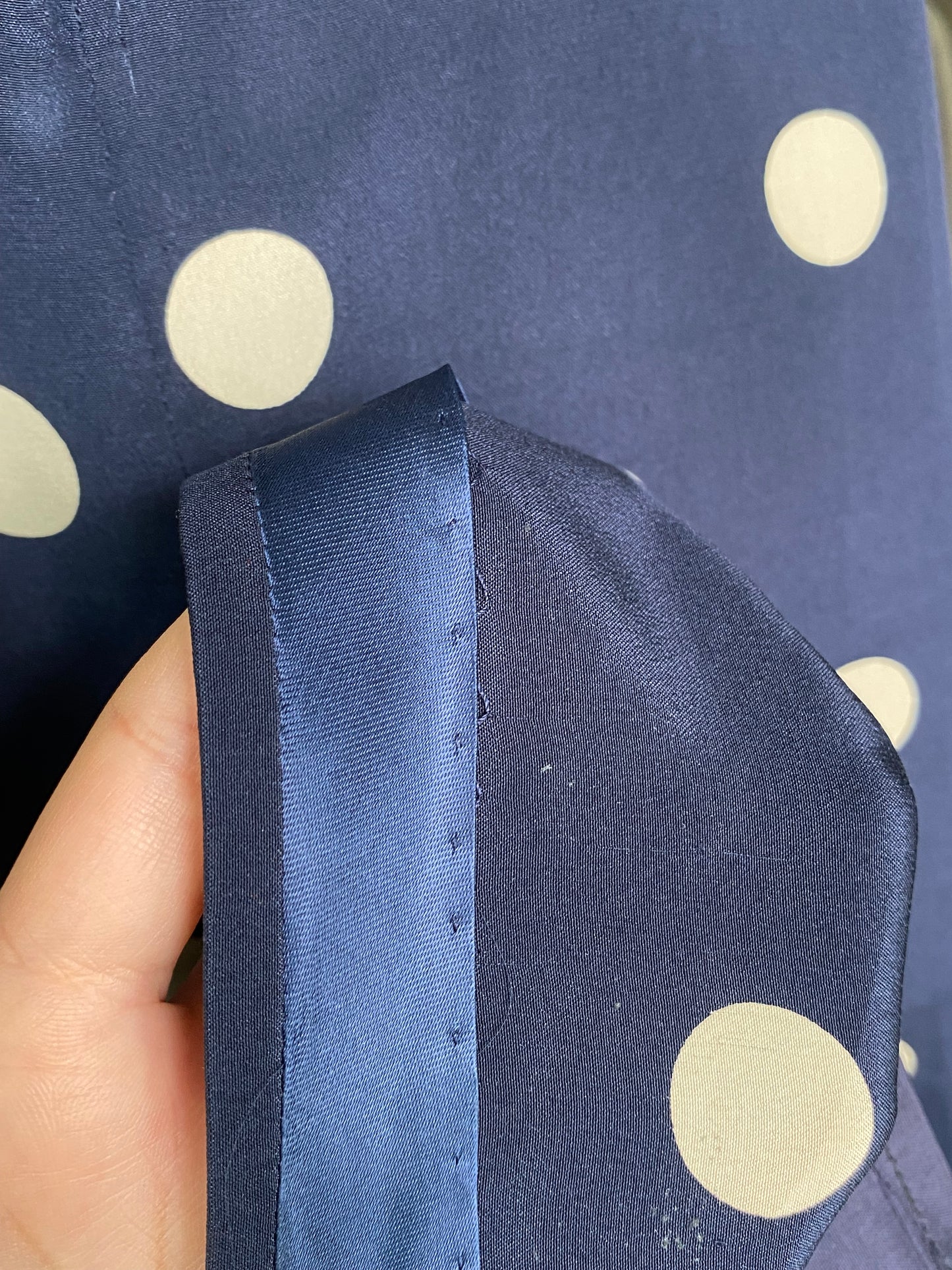 Abito classico a pois in seta - TG. 46