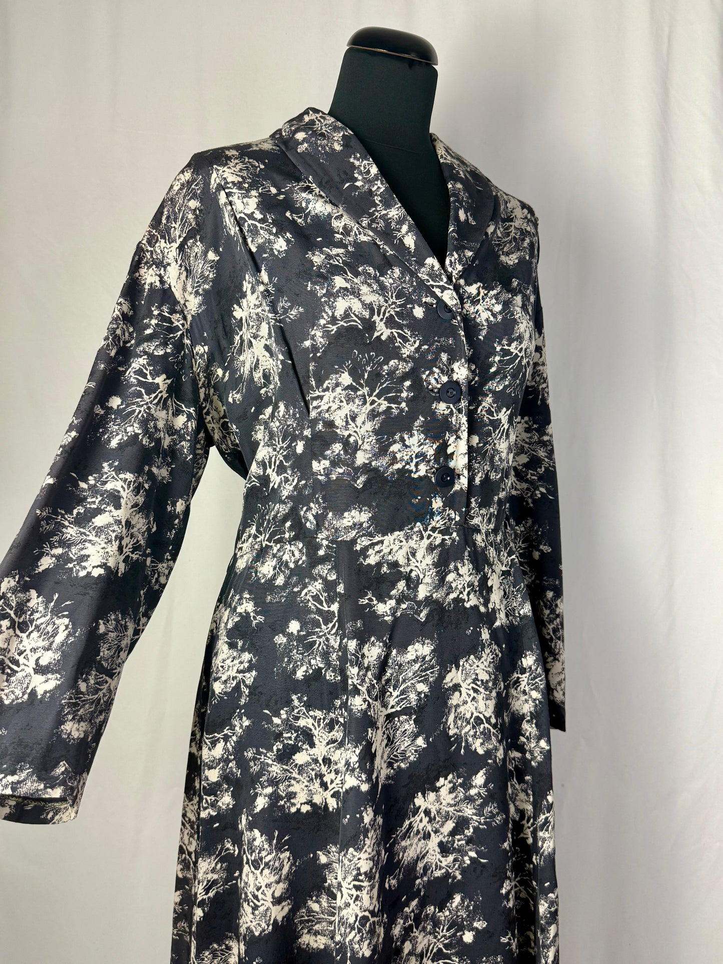 Abito anni ‘50 con fantasia toile de Jouy - TG. 52/54