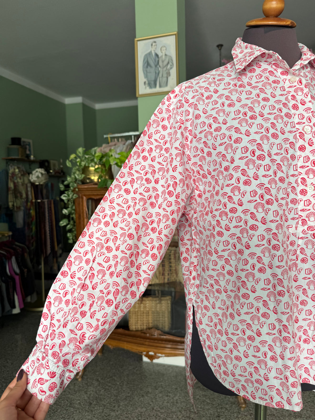 Camicia con conchiglie 🐚- TG. 44/46
