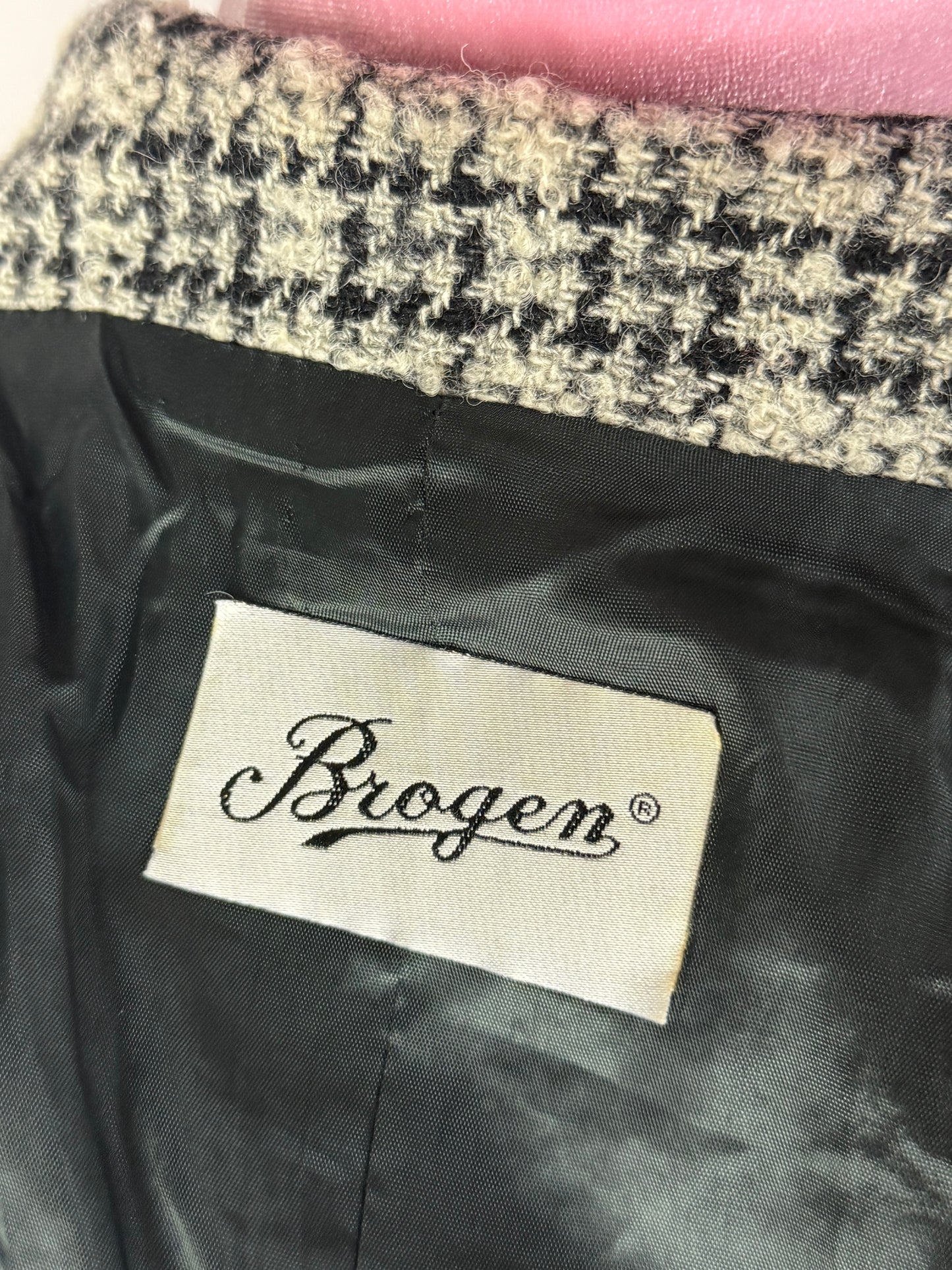 Giacca pied de poule bianco e nero - TG. 38