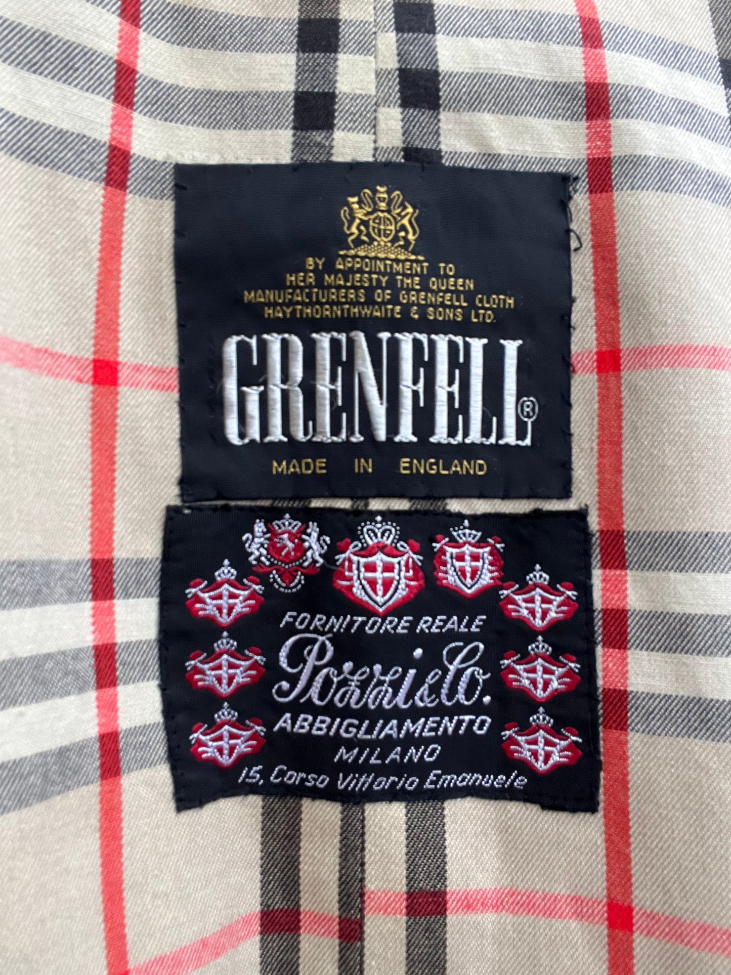 Trench Grenfell anni ‘70 tg. 50-52-54