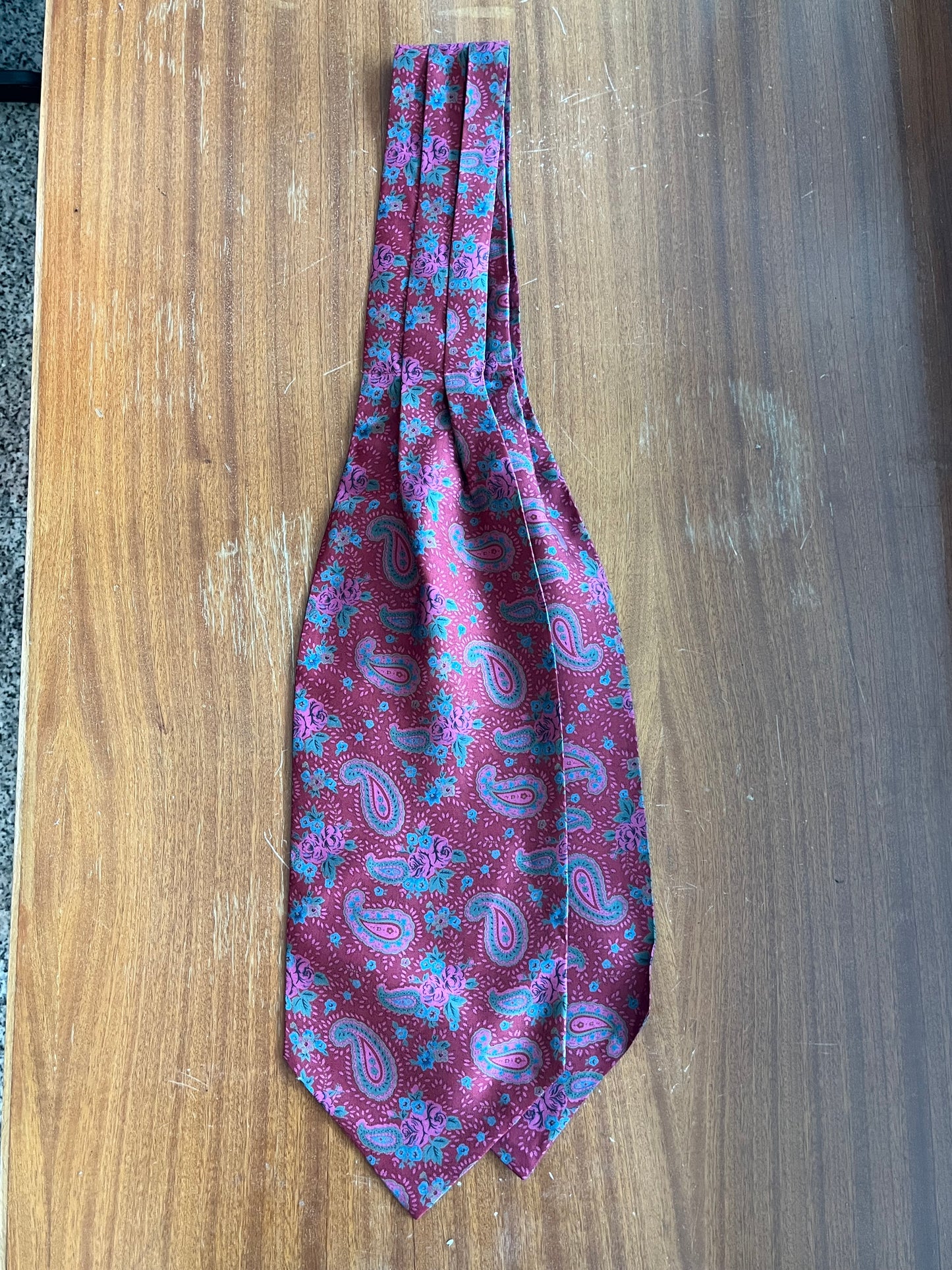 Ascot seta fantasia paisley