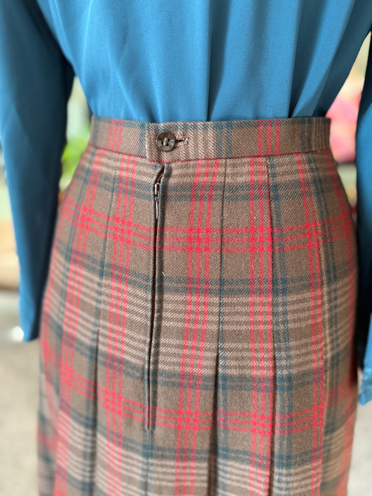 Gonna in pura lana tartan - TG. 46
